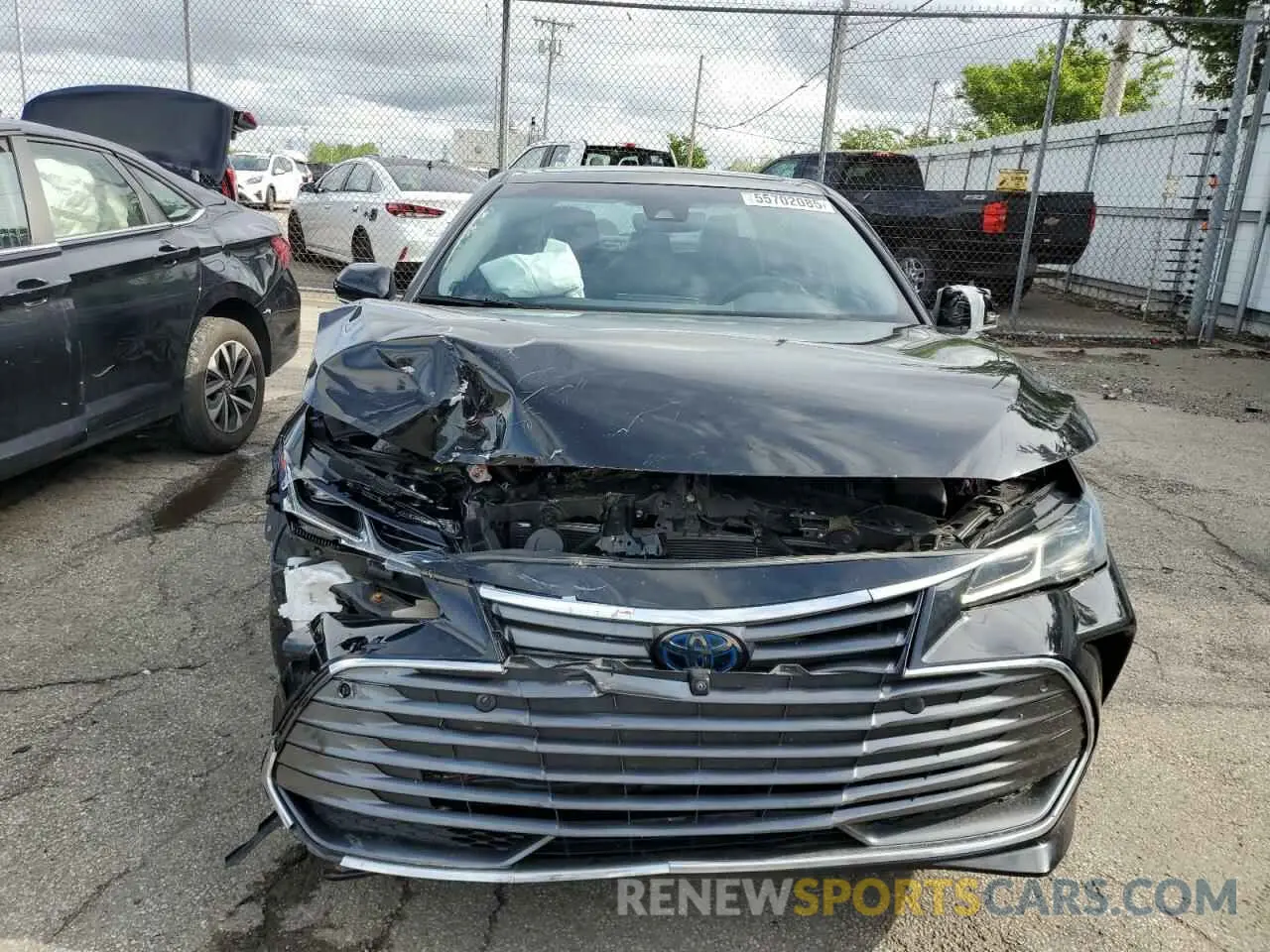 5 fotografías del automóvil dañado 4T1DA1AB6MU008800 TOYOTA AVALON 2021