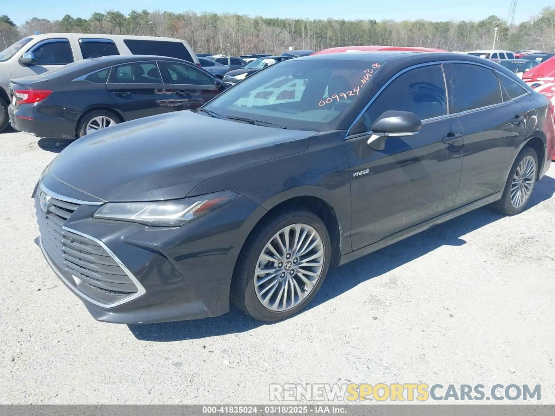 2 fotografías del automóvil dañado 4T1DA1AB7MU009924 TOYOTA AVALON 2021