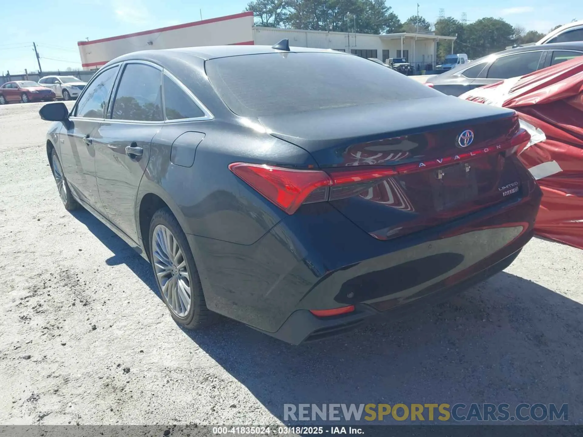 3 fotografías del automóvil dañado 4T1DA1AB7MU009924 TOYOTA AVALON 2021