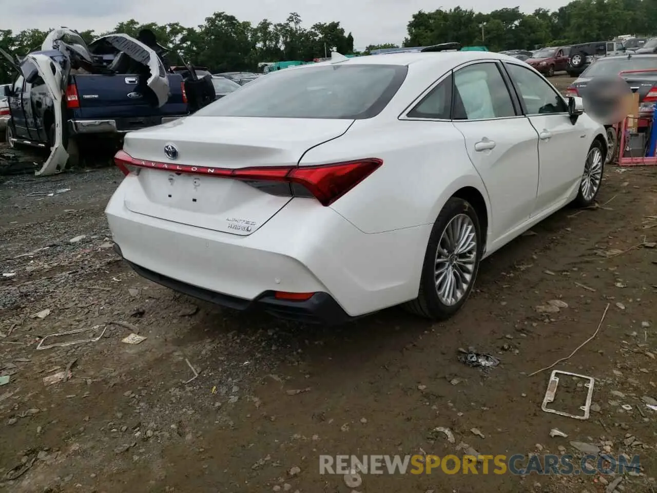 4 fotografías del automóvil dañado 4T1DA1ABXMU006936 TOYOTA AVALON 2021