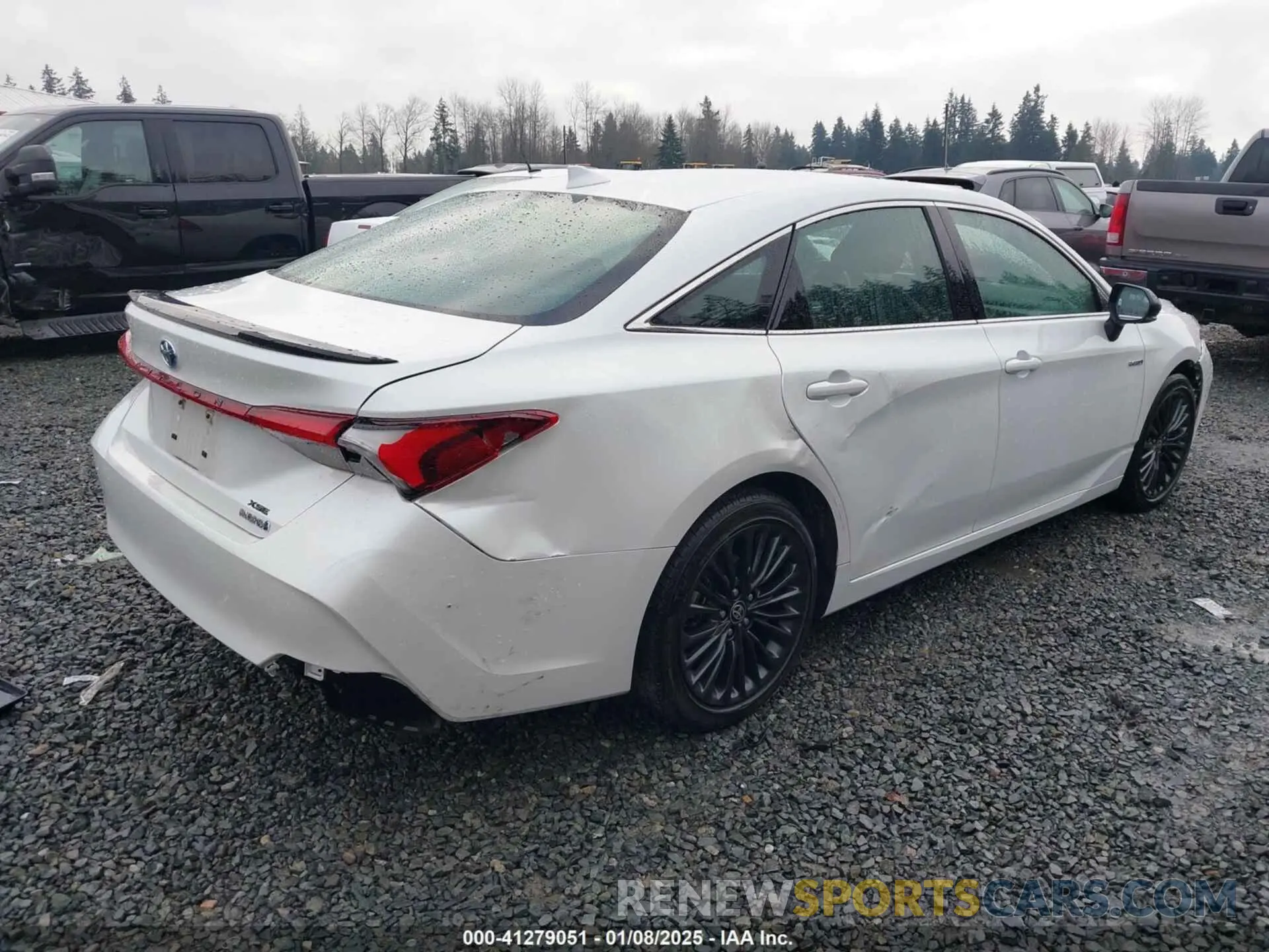 4 fotografías del automóvil dañado 4T1EA1AB1MU002228 TOYOTA AVALON 2021