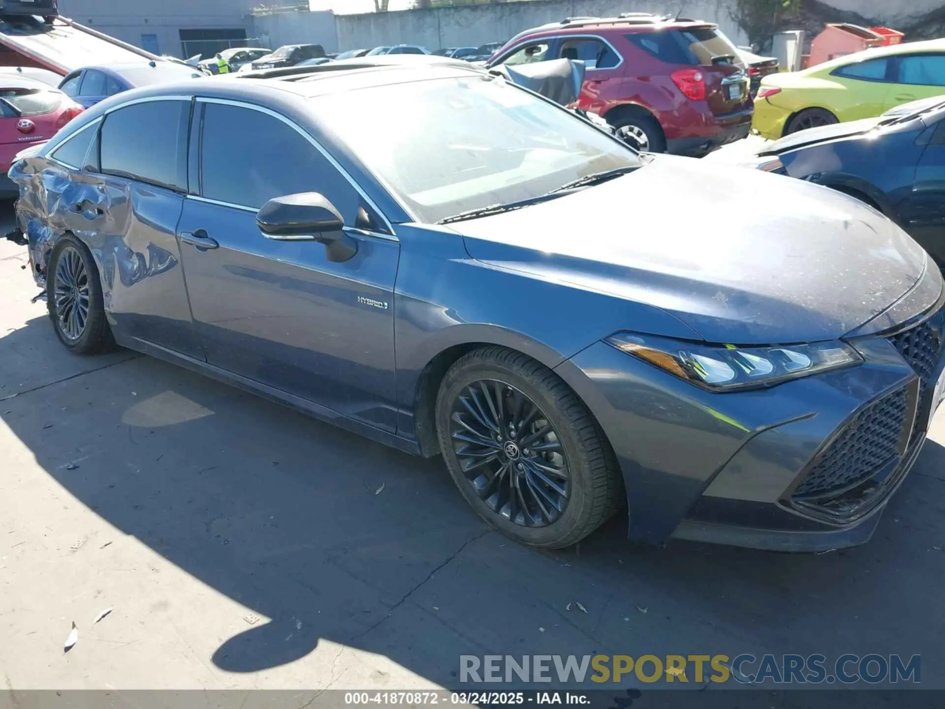 1 fotografías del automóvil dañado 4T1EA1AB2MU001301 TOYOTA AVALON 2021