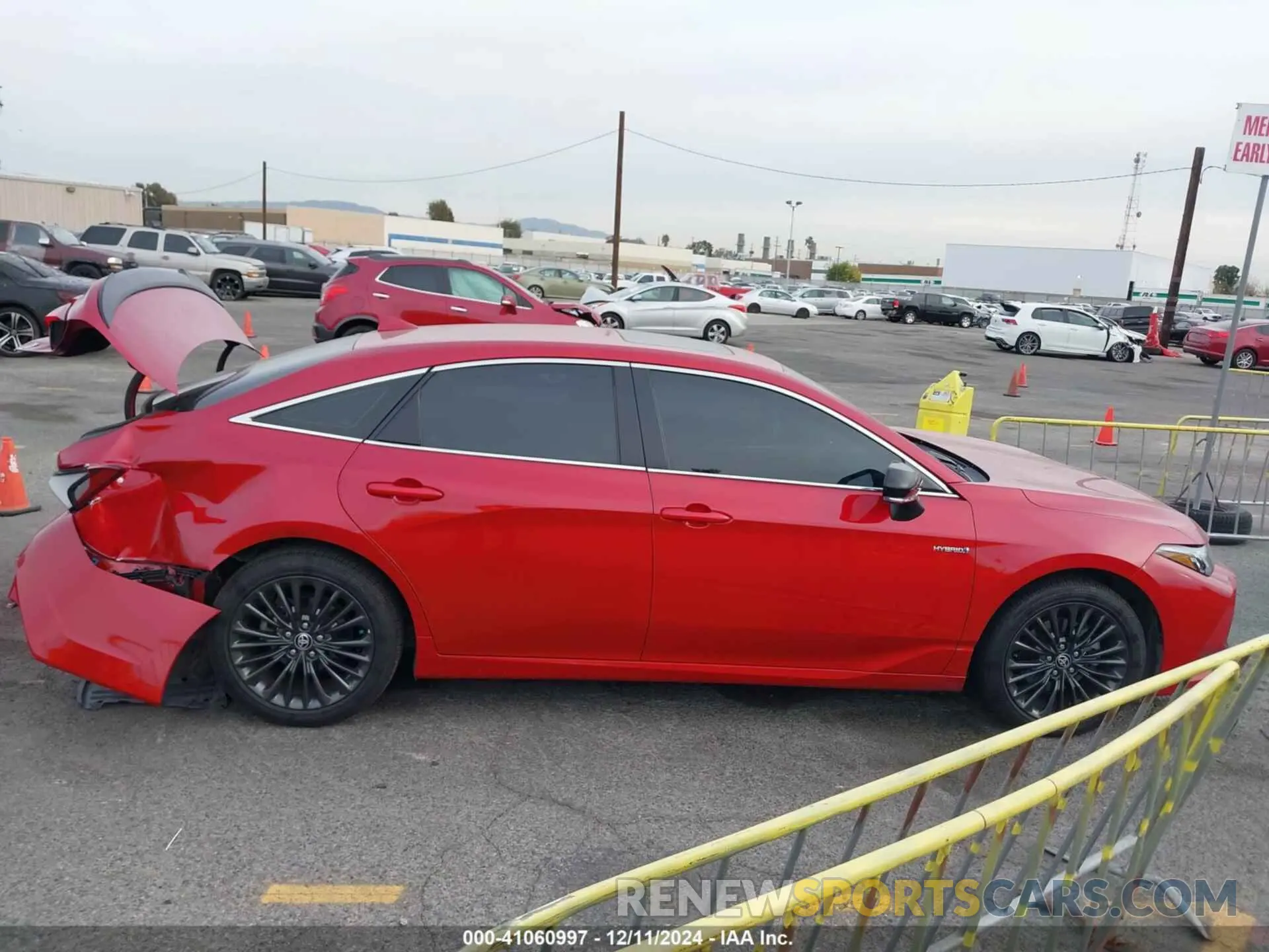 13 fotografías del automóvil dañado 4T1EA1AB2MU004456 TOYOTA AVALON 2021