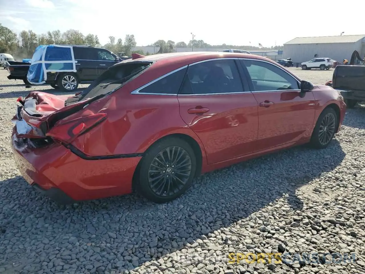3 fotografías del automóvil dañado 4T1EA1AB2MU007969 TOYOTA AVALON 2021