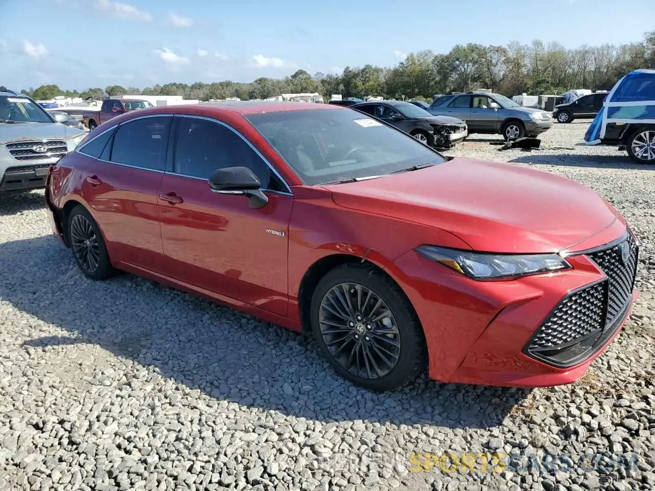 4 fotografías del automóvil dañado 4T1EA1AB2MU007969 TOYOTA AVALON 2021
