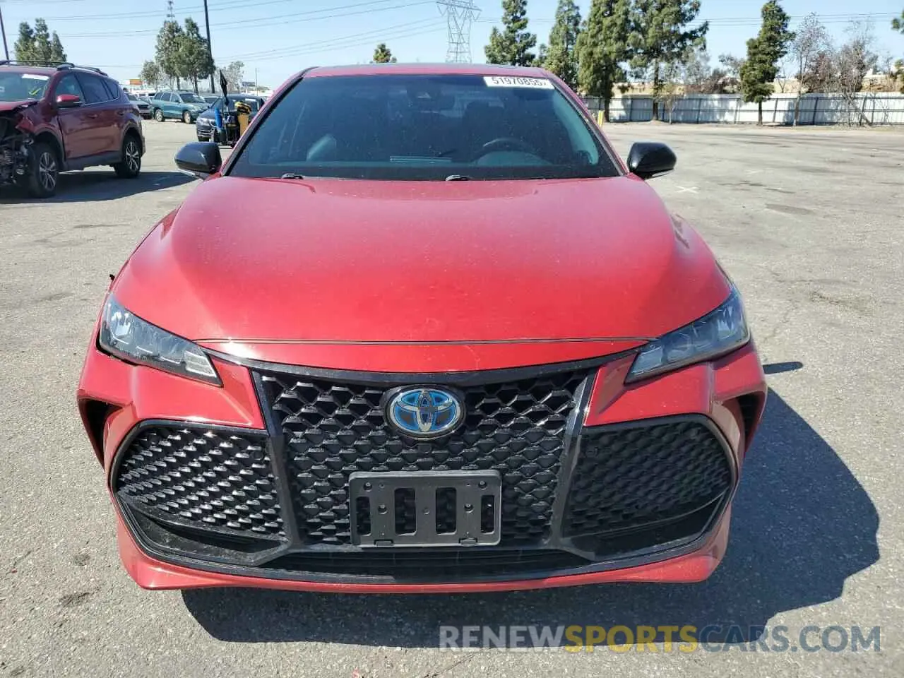 5 fotografías del automóvil dañado 4T1EA1AB6MU006954 TOYOTA AVALON 2021