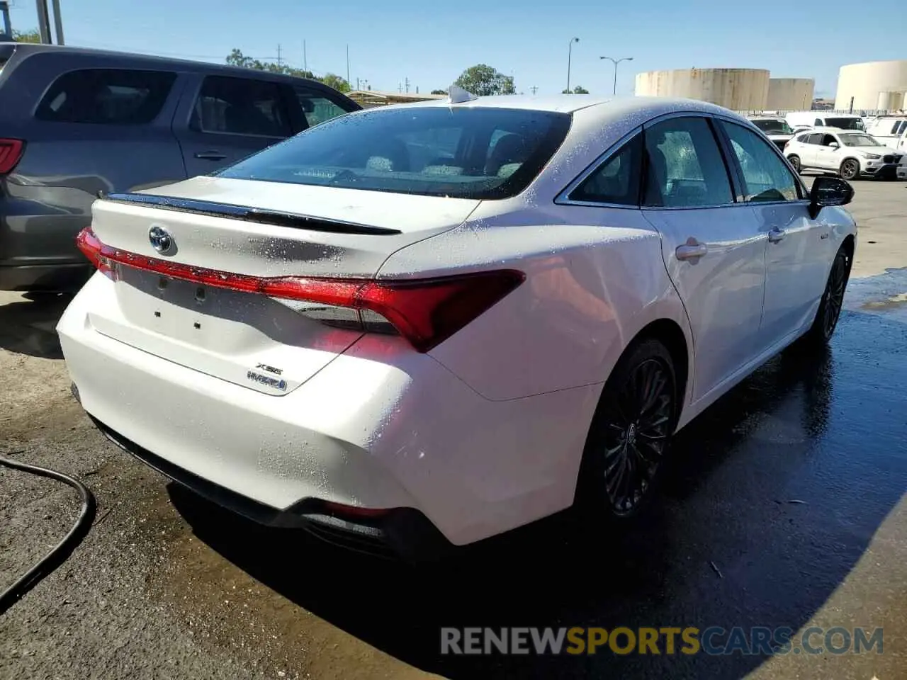 3 fotografías del automóvil dañado 4T1EA1AB7MU001178 TOYOTA AVALON 2021