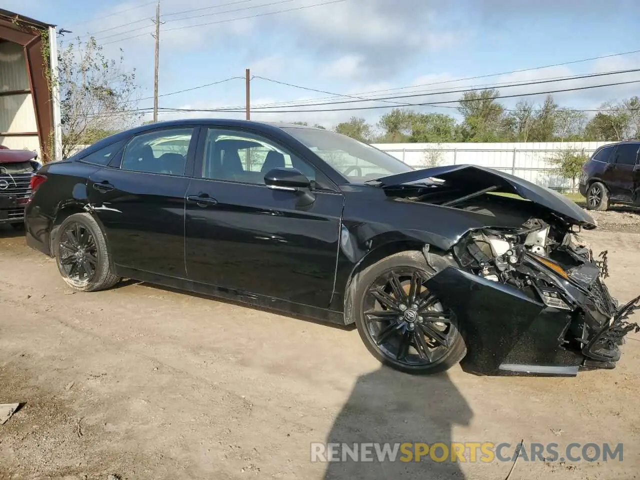 4 fotografías del automóvil dañado 4T1EZ1FB0MU070599 TOYOTA AVALON 2021