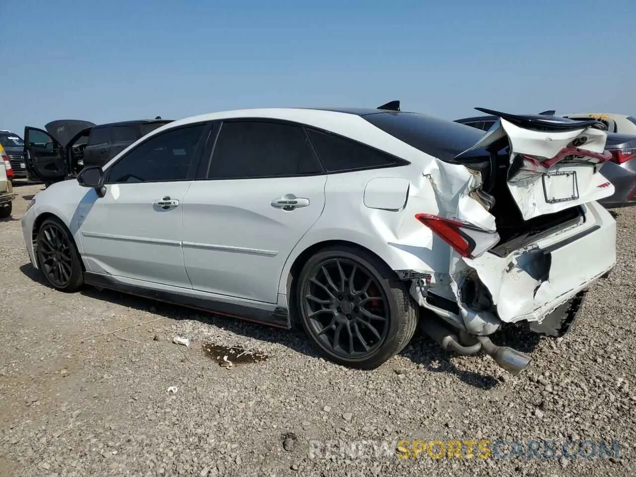 2 fotografías del automóvil dañado 4T1FZ1FB8MU061704 TOYOTA AVALON 2021