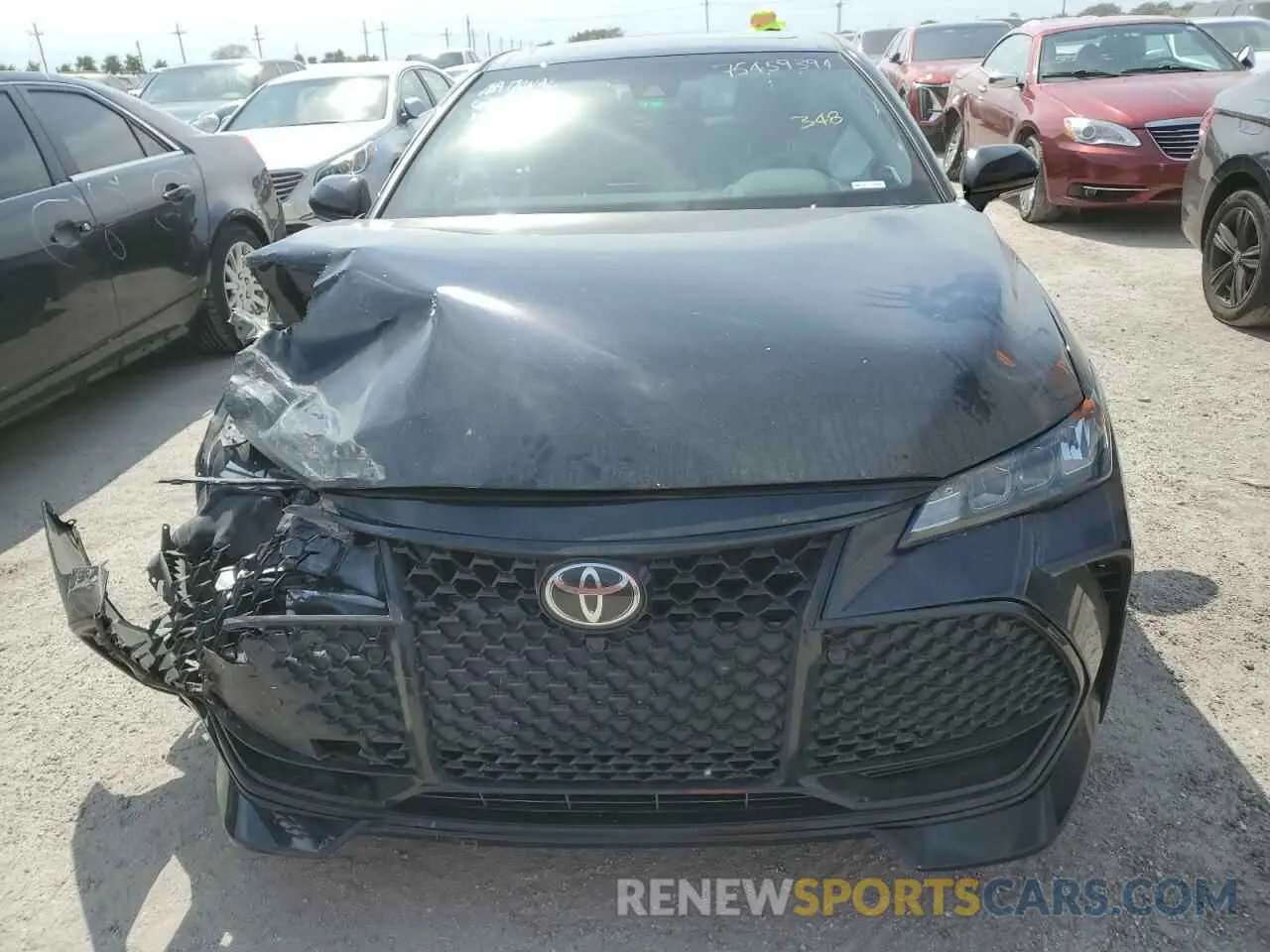 5 fotografías del automóvil dañado 4T1FZ1FBXMU068203 TOYOTA AVALON 2021