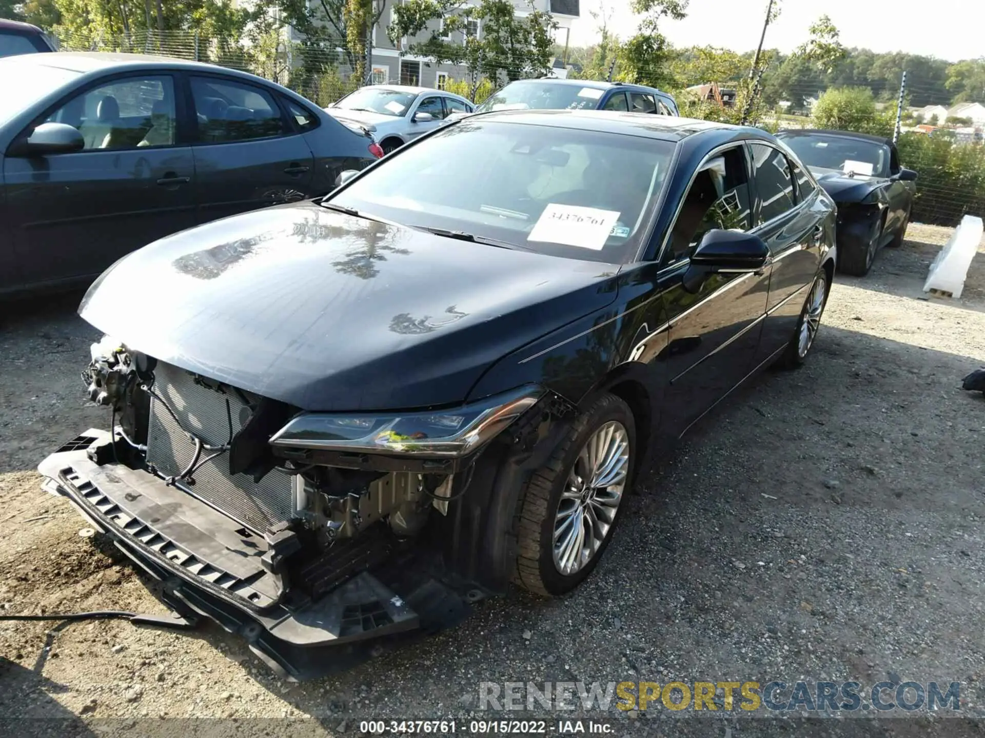 2 fotografías del automóvil dañado 4T1NB1BB7MU001287 TOYOTA AVALON 2021
