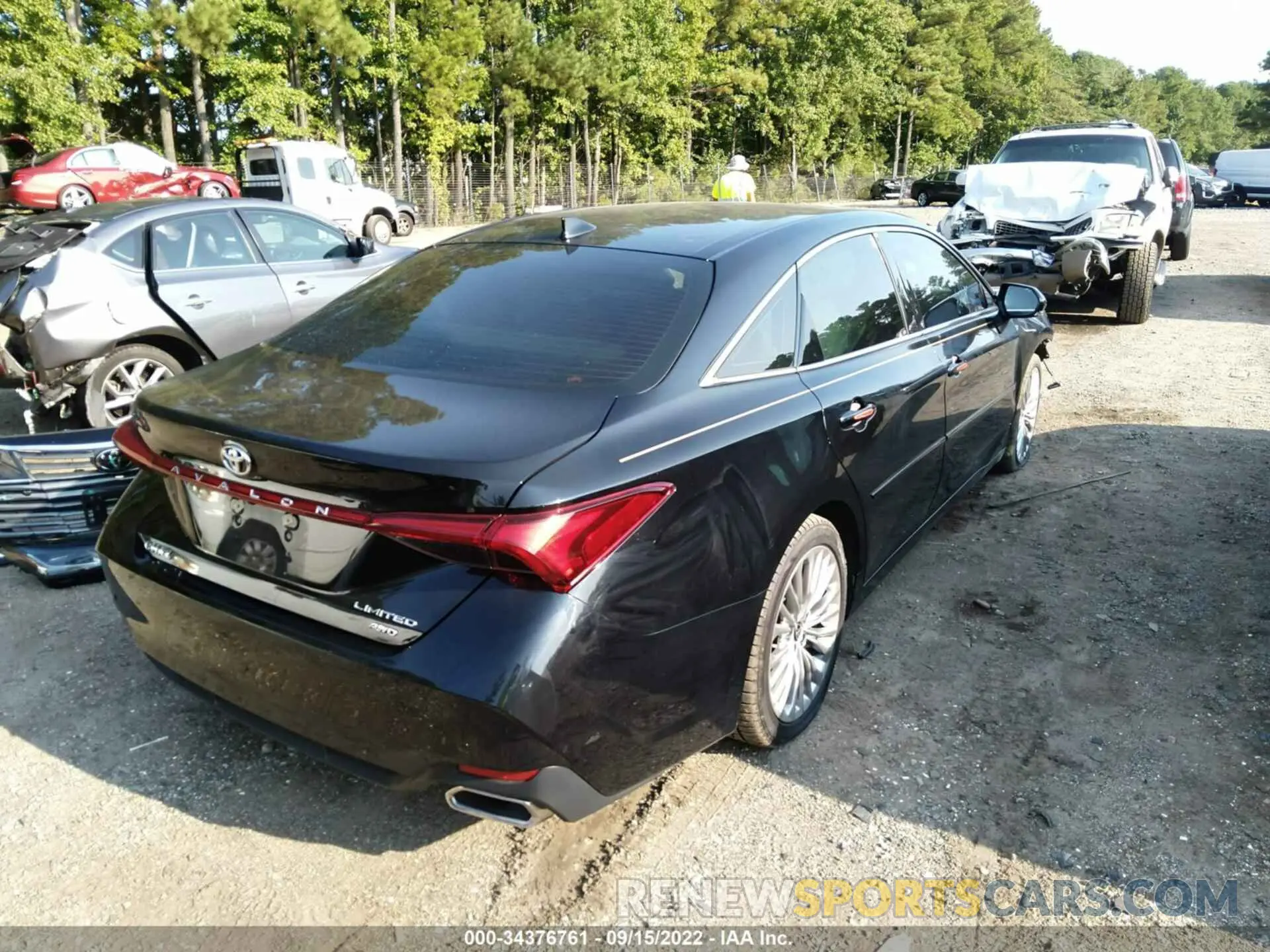 4 fotografías del automóvil dañado 4T1NB1BB7MU001287 TOYOTA AVALON 2021