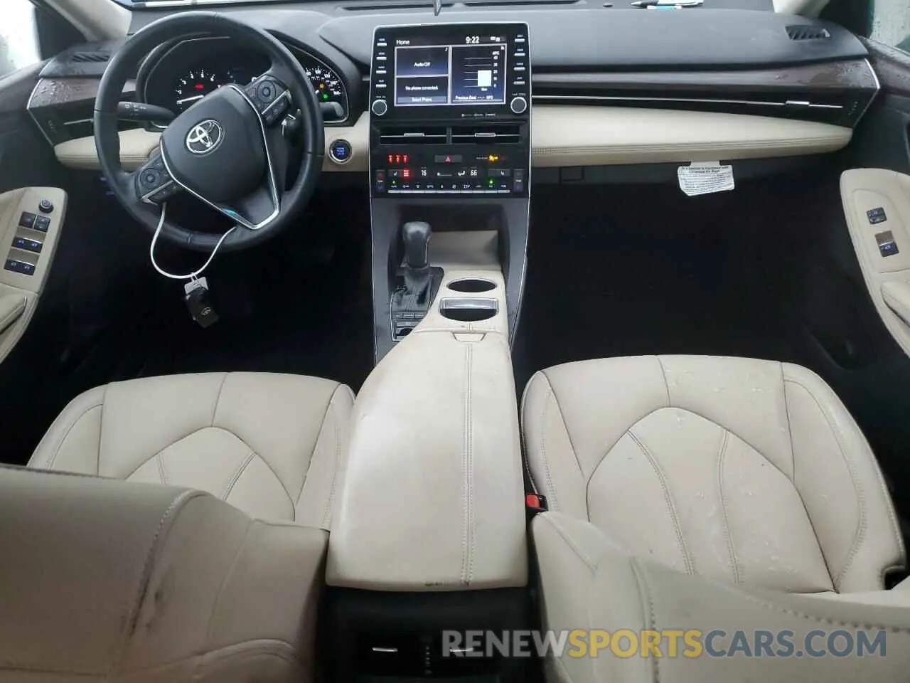 8 fotografías del automóvil dañado 4T1AZ1FB1NU084186 TOYOTA AVALON 2022