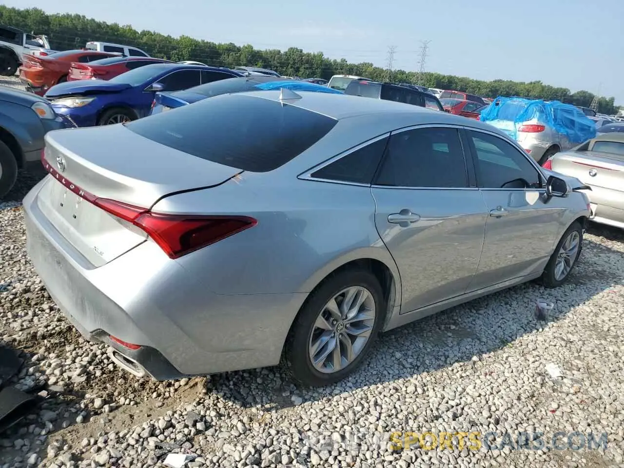 3 fotografías del automóvil dañado 4T1AZ1FB9NU088034 TOYOTA AVALON 2022