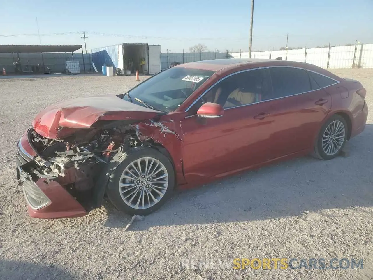 1 fotografías del automóvil dañado 4T1CZ1FB1NU077506 TOYOTA AVALON 2022
