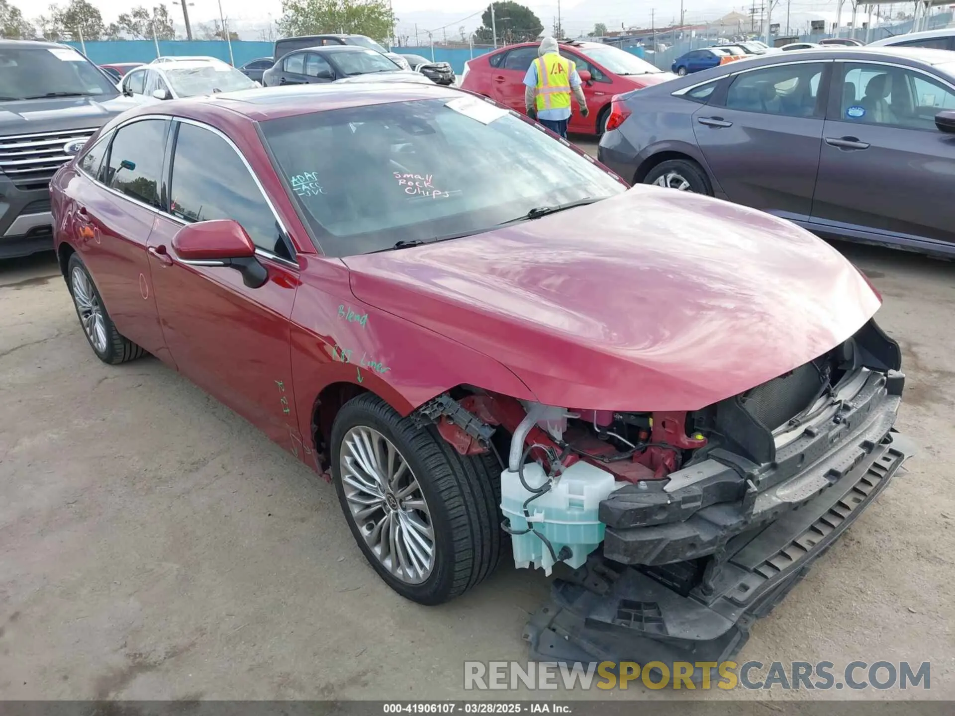 1 fotografías del automóvil dañado 4T1DA1AB0NU012133 TOYOTA AVALON 2022