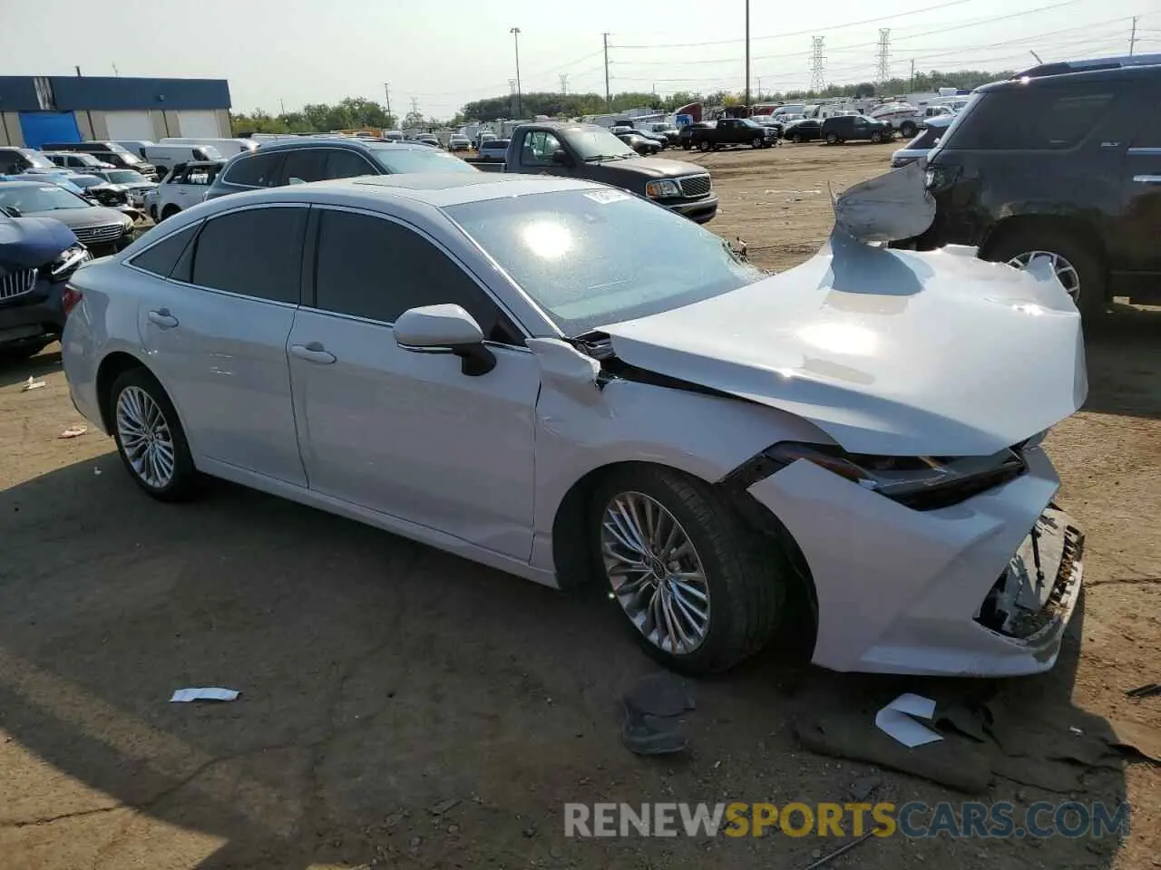 4 fotografías del automóvil dañado 4T1DA1AB0NU012729 TOYOTA AVALON 2022