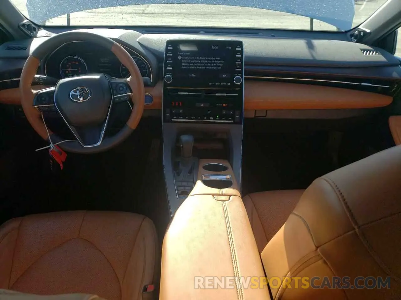 8 fotografías del automóvil dañado 4T1DA1AB3NU011929 TOYOTA AVALON 2022