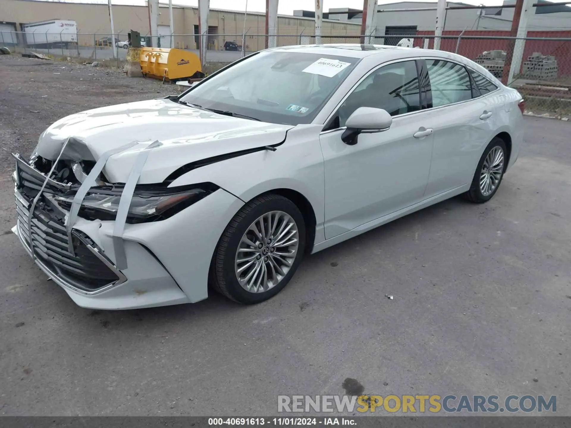2 fotografías del automóvil dañado 4T1DZ1FB4NU073177 TOYOTA AVALON 2022