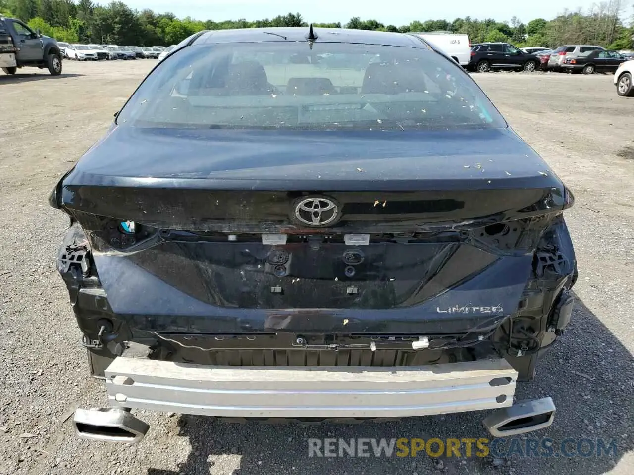 6 fotografías del automóvil dañado 4T1DZ1FB9NU076222 TOYOTA AVALON 2022