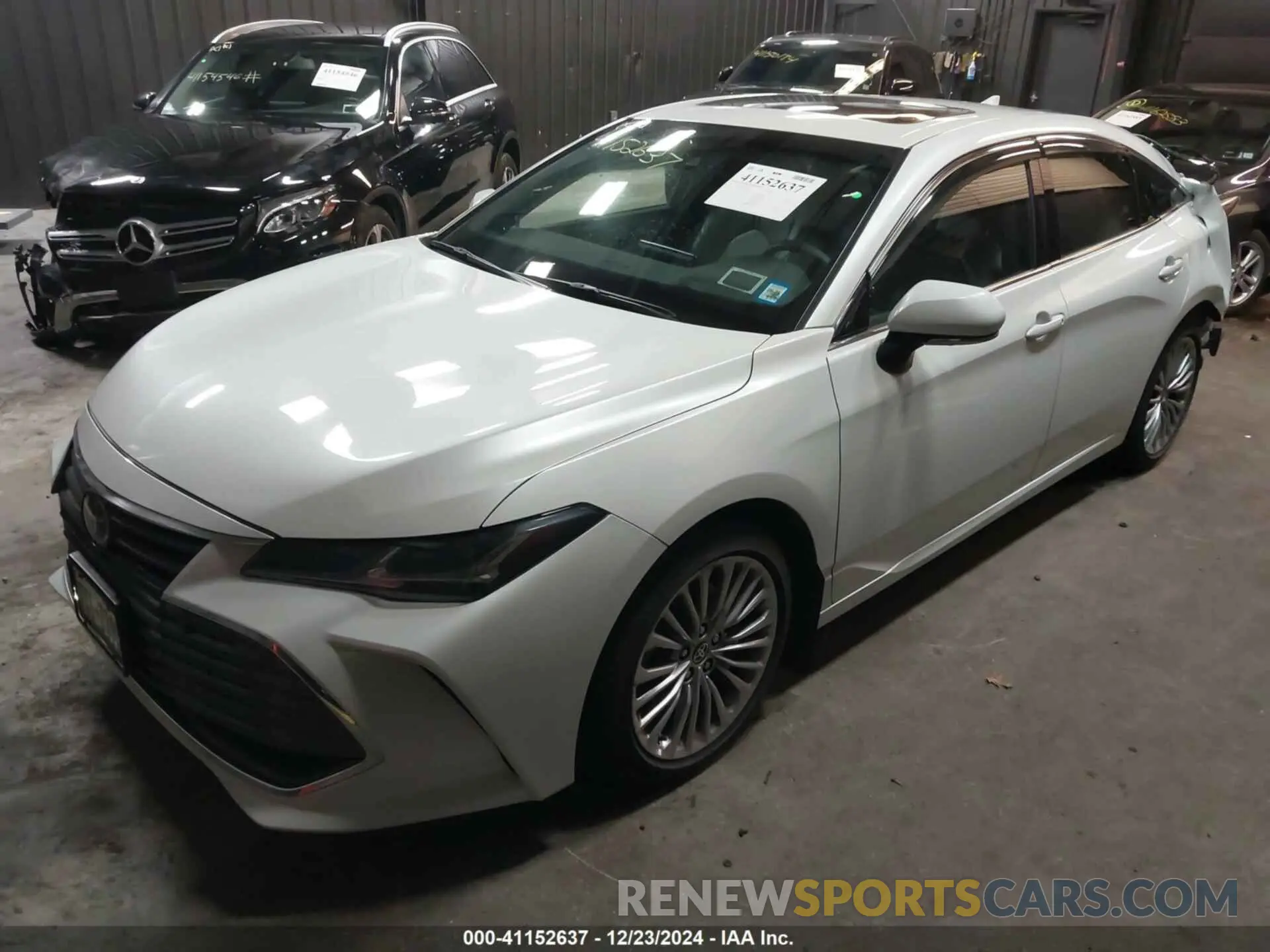 2 fotografías del automóvil dañado 4T1DZ1FBXNU076021 TOYOTA AVALON 2022