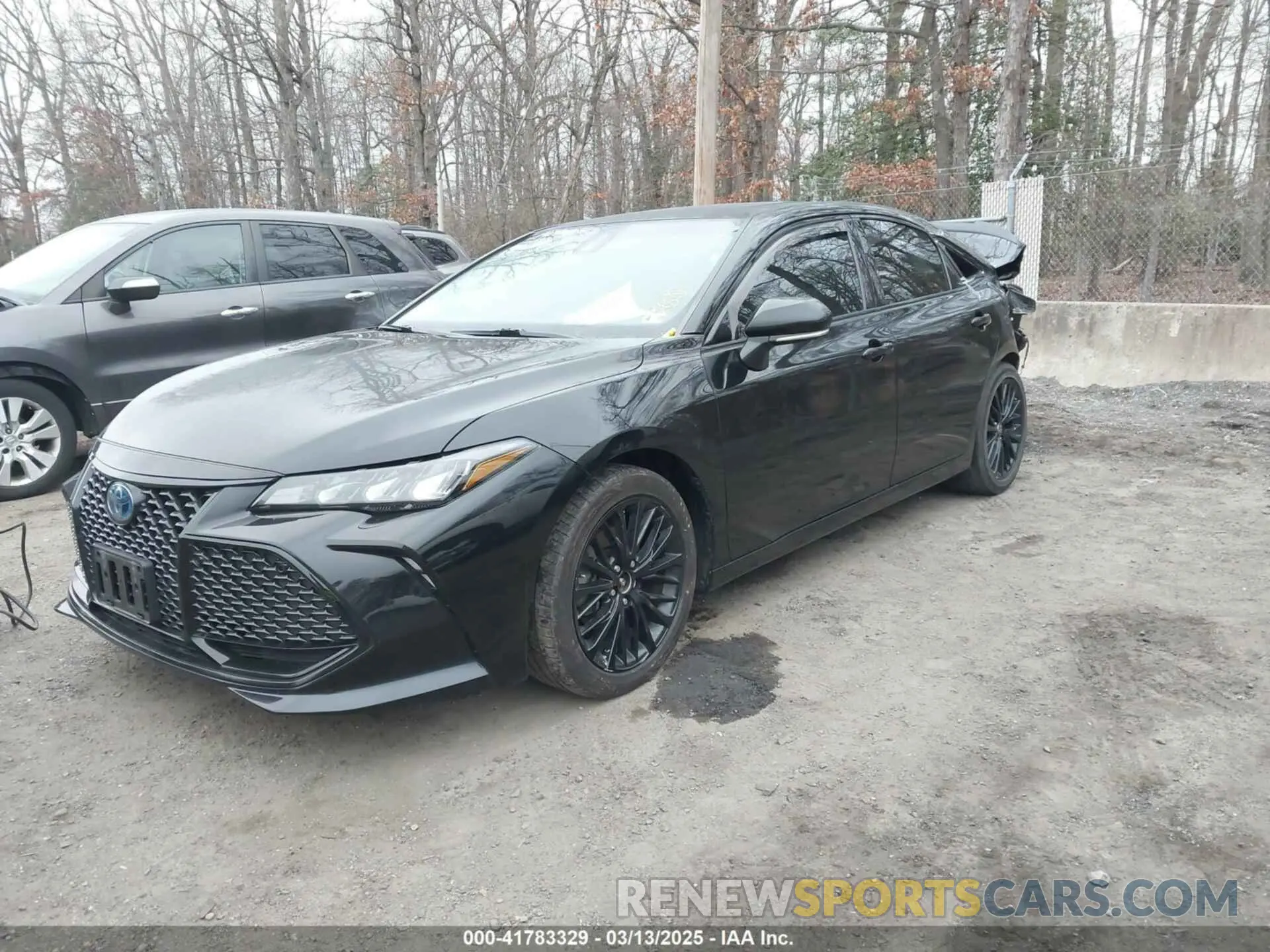 2 fotografías del automóvil dañado 4T1EA1AB1NU013439 TOYOTA AVALON 2022