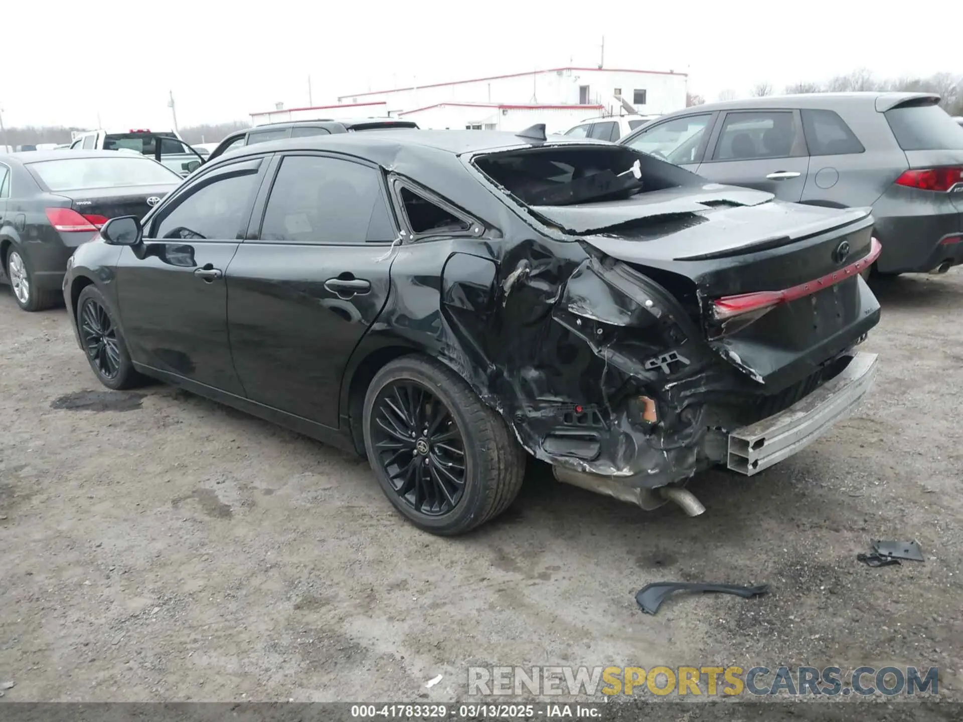 3 fotografías del automóvil dañado 4T1EA1AB1NU013439 TOYOTA AVALON 2022