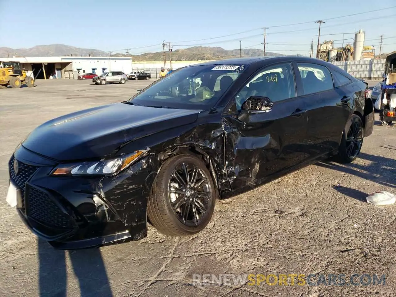 2 fotografías del automóvil dañado 4T1EA1AB9NU012877 TOYOTA AVALON 2022