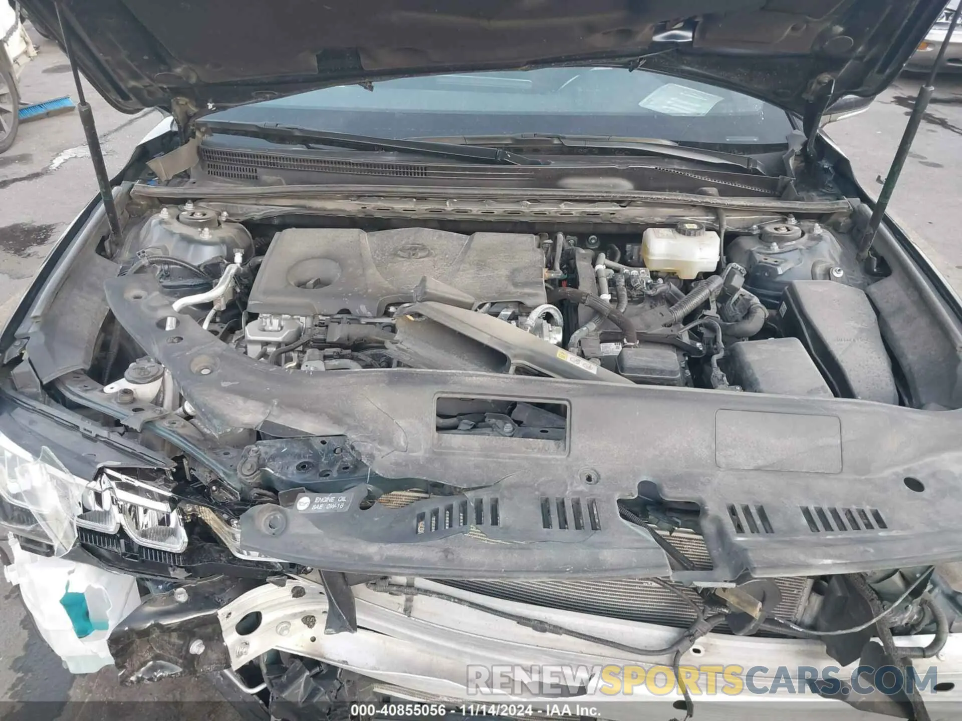 10 fotografías del automóvil dañado 4T1JA1AB0NU014595 TOYOTA AVALON 2022