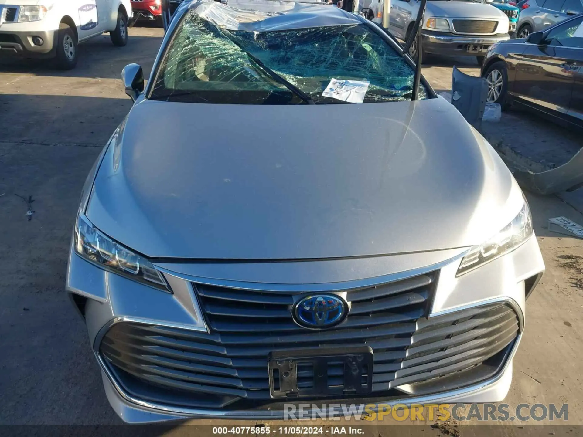 10 fotografías del automóvil dañado 4T1JA1AB1NU014945 TOYOTA AVALON 2022
