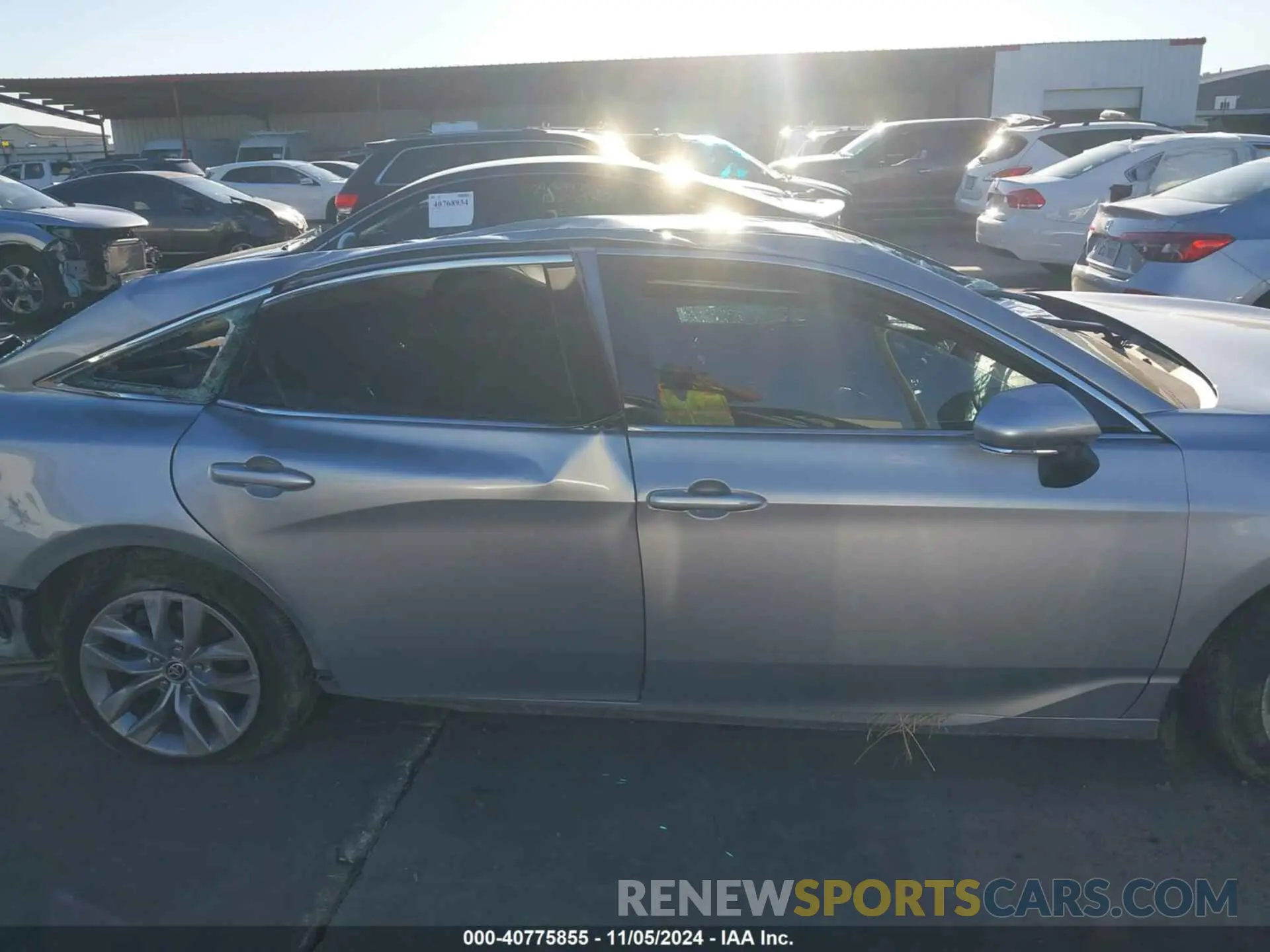 13 fotografías del automóvil dañado 4T1JA1AB1NU014945 TOYOTA AVALON 2022