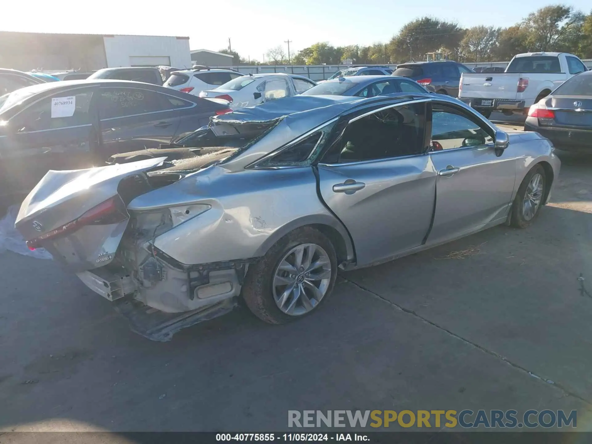4 fotografías del automóvil dañado 4T1JA1AB1NU014945 TOYOTA AVALON 2022