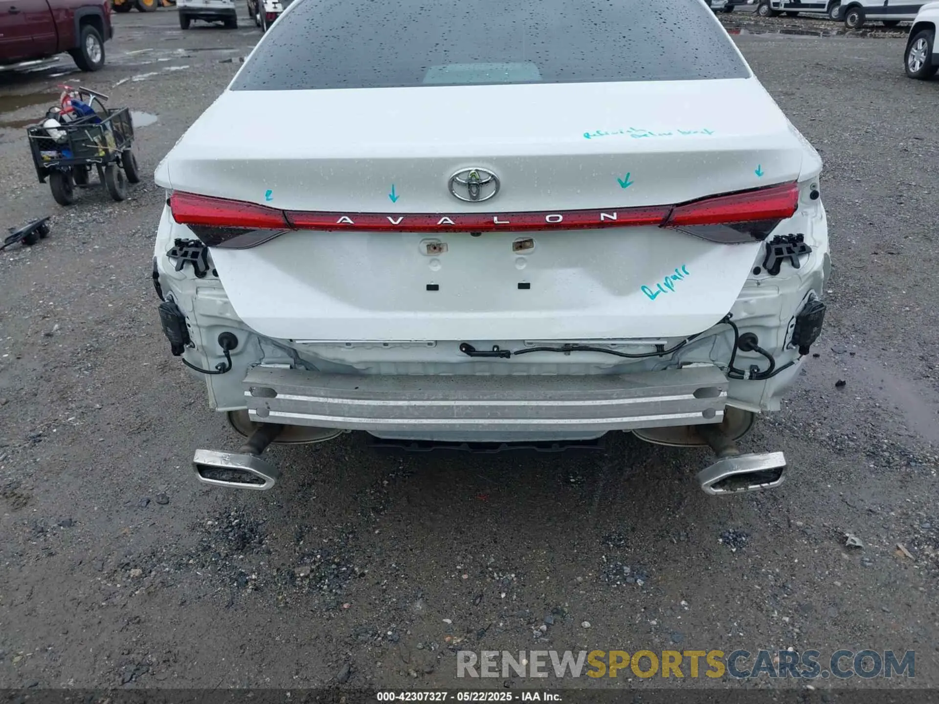 6 fotografías del automóvil dañado 4T1JZ1FB1NU080459 TOYOTA AVALON 2022