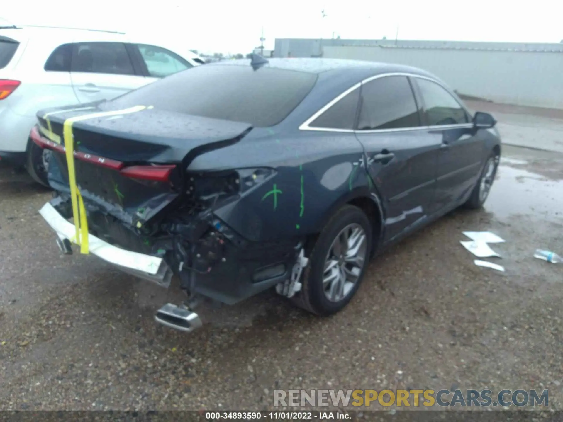 4 fotografías del automóvil dañado 4T1JZ1FB2NU080924 TOYOTA AVALON 2022