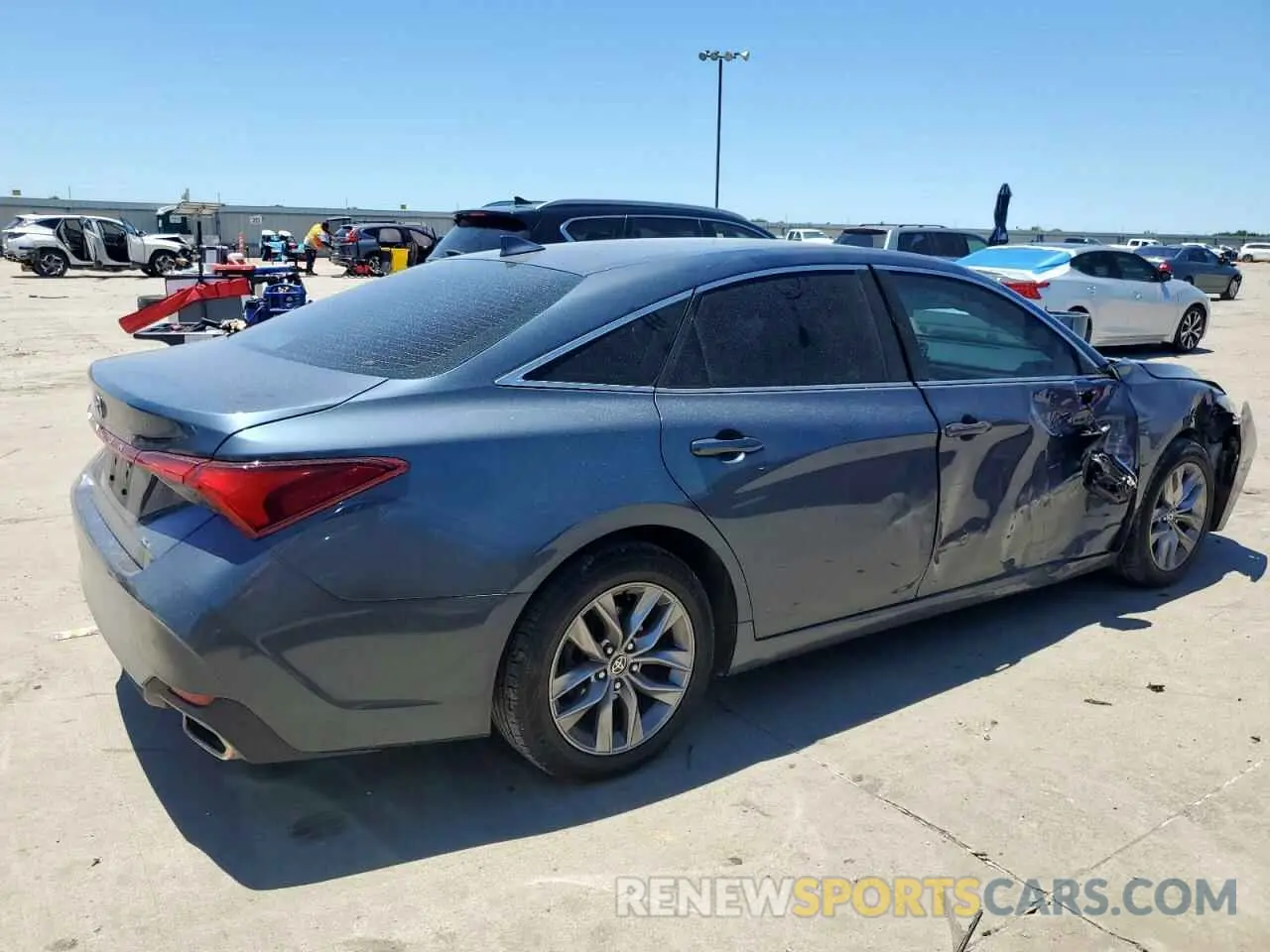 3 fotografías del automóvil dañado 4T1JZ1FB7NU083298 TOYOTA AVALON 2022