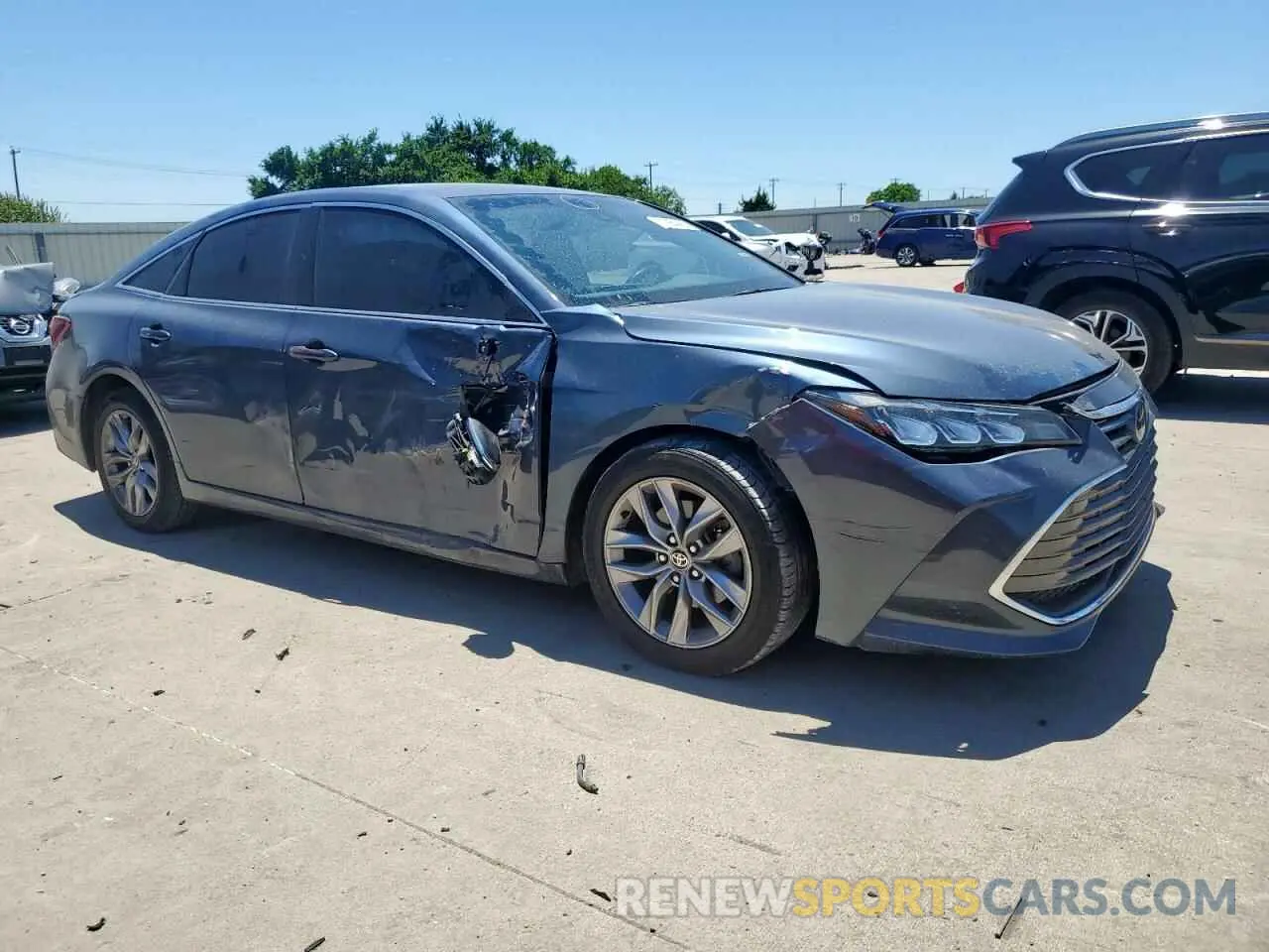 4 fotografías del automóvil dañado 4T1JZ1FB7NU083298 TOYOTA AVALON 2022