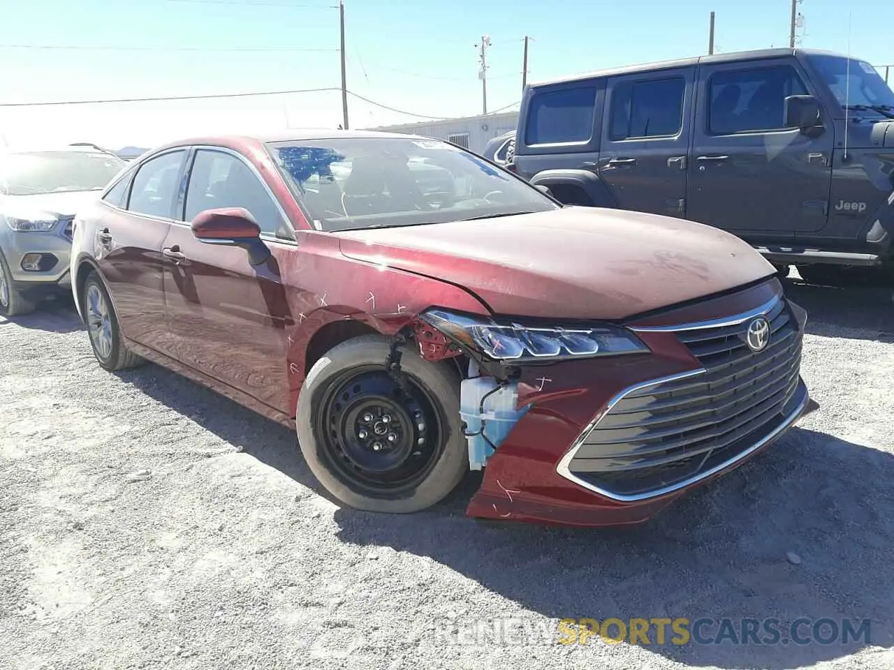 1 fotografías del automóvil dañado 4T1JZ1FBXNU076782 TOYOTA AVALON 2022