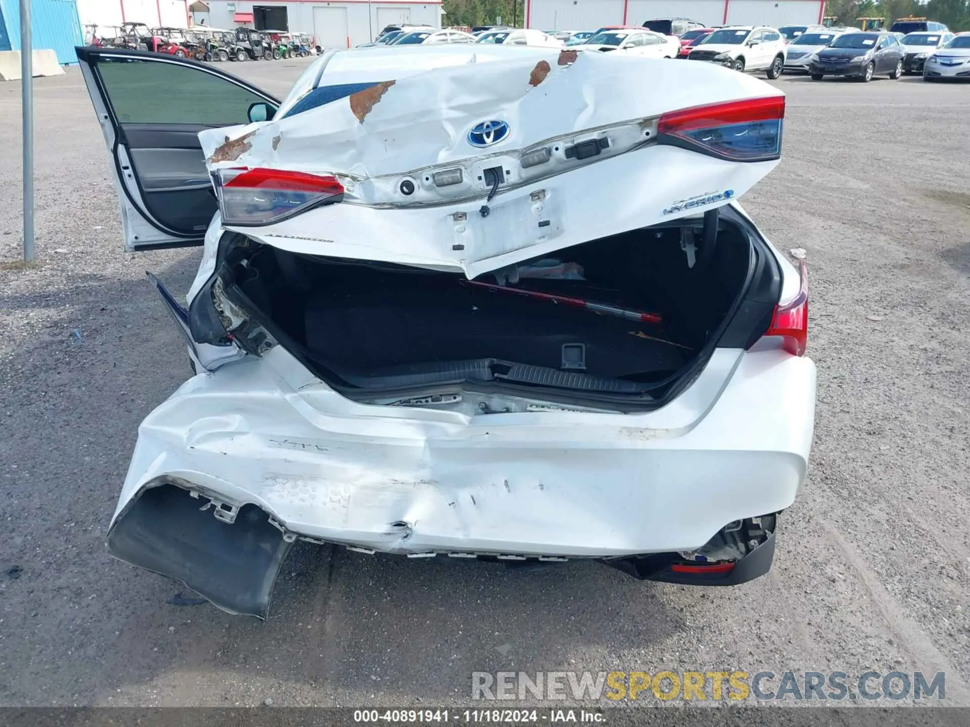 6 fotografías del automóvil dañado 4T1B21FB2KU008609 TOYOTA AVALON HYBRID 2019