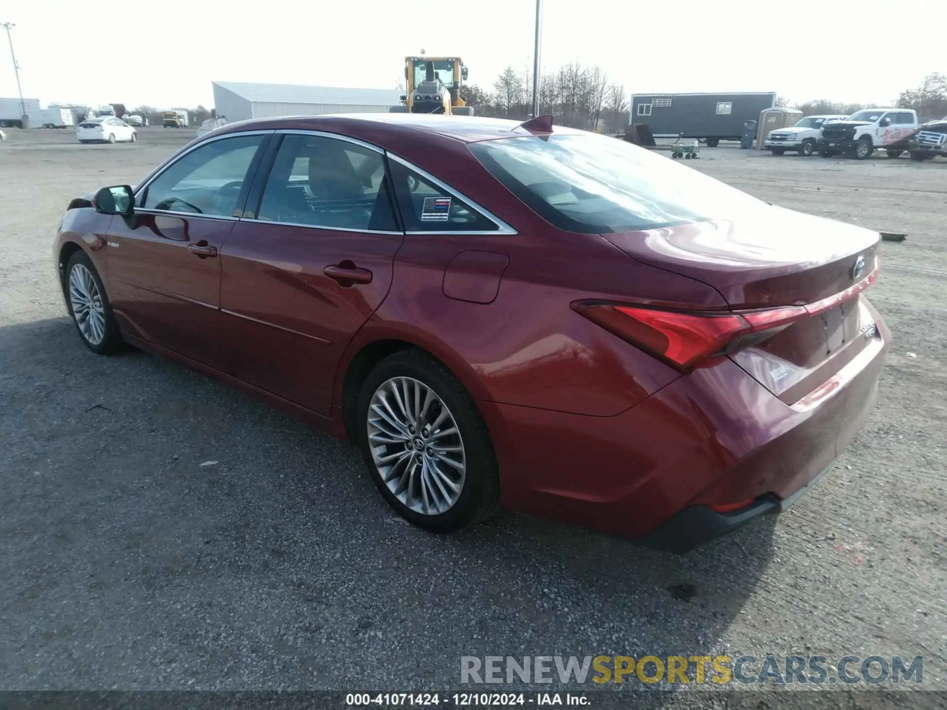 3 fotografías del automóvil dañado 4T1B21FB5KU001864 TOYOTA AVALON HYBRID 2019