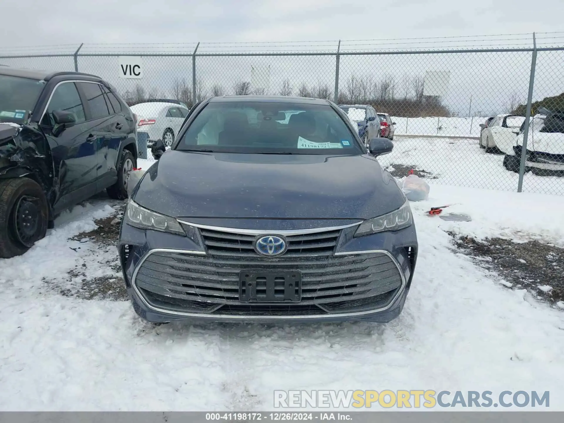 12 fotografías del automóvil dañado 4T1A21FB3LU015615 TOYOTA AVALON HYBRID 2020