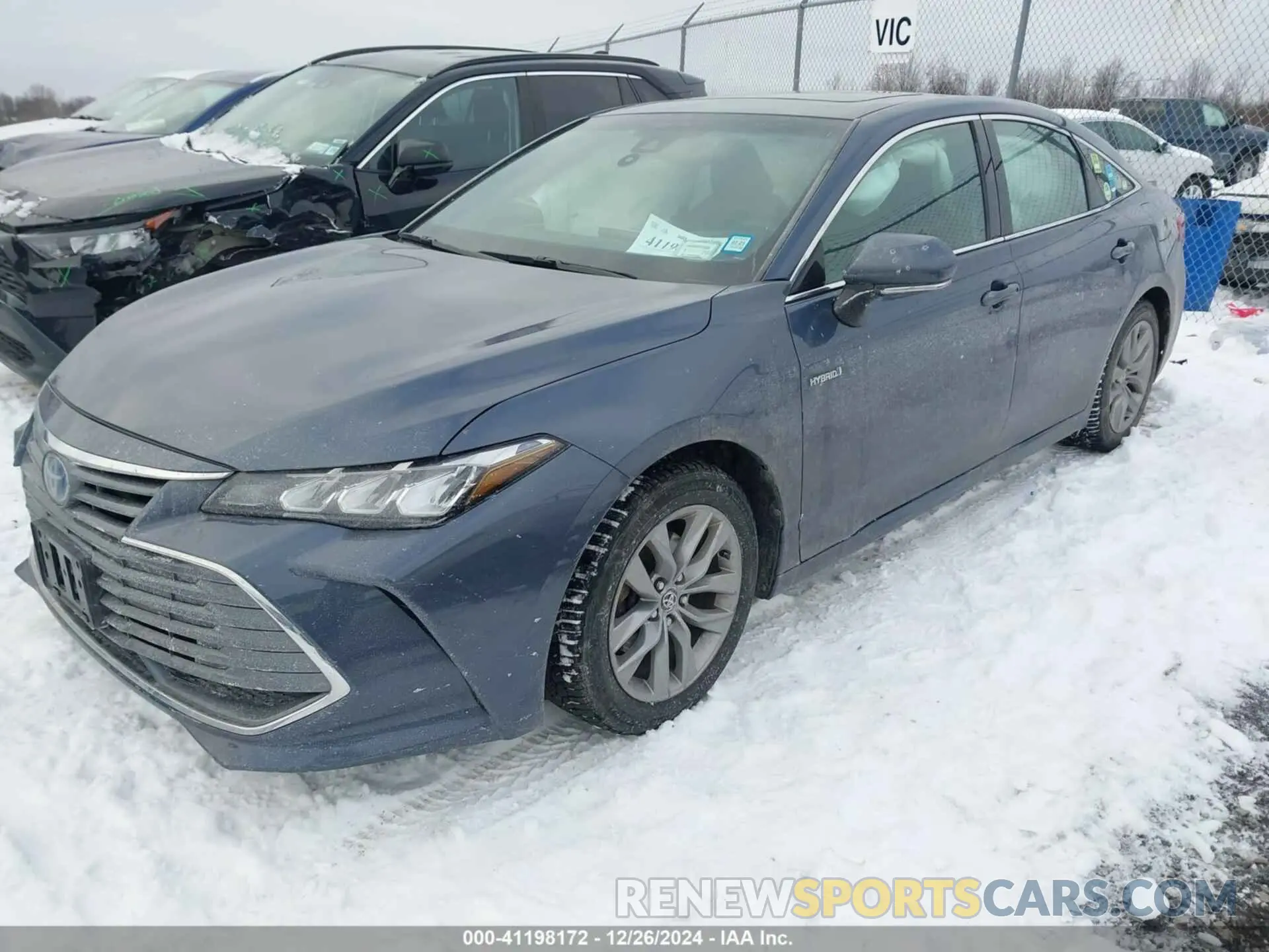 2 fotografías del automóvil dañado 4T1A21FB3LU015615 TOYOTA AVALON HYBRID 2020
