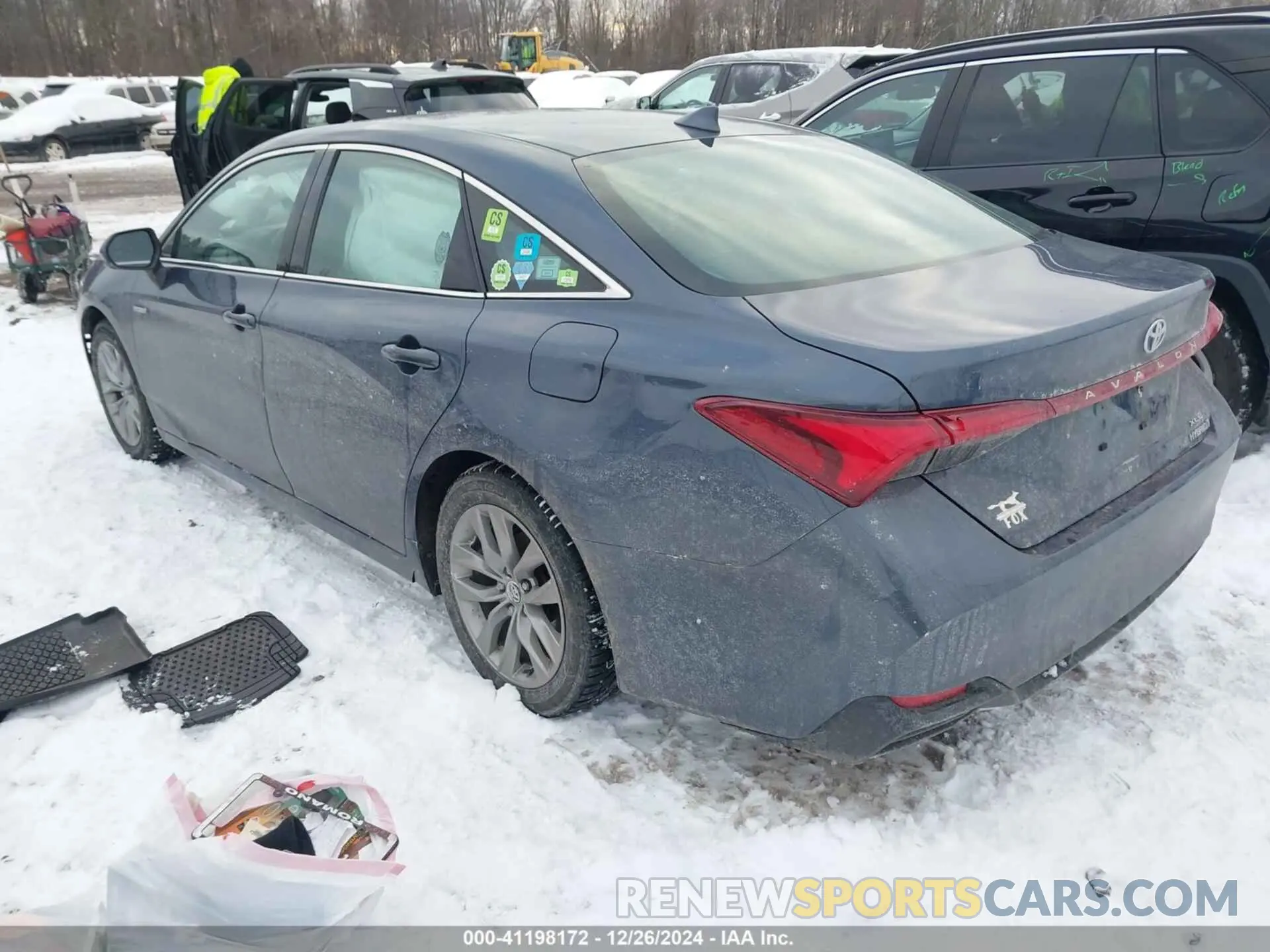 3 fotografías del automóvil dañado 4T1A21FB3LU015615 TOYOTA AVALON HYBRID 2020
