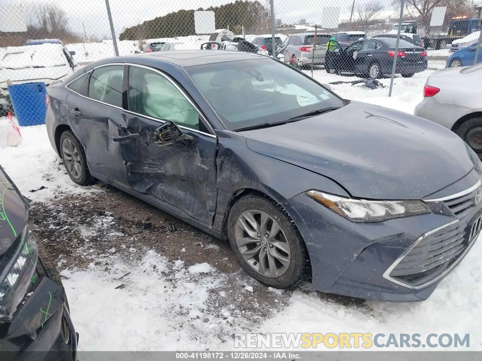 6 fotografías del automóvil dañado 4T1A21FB3LU015615 TOYOTA AVALON HYBRID 2020