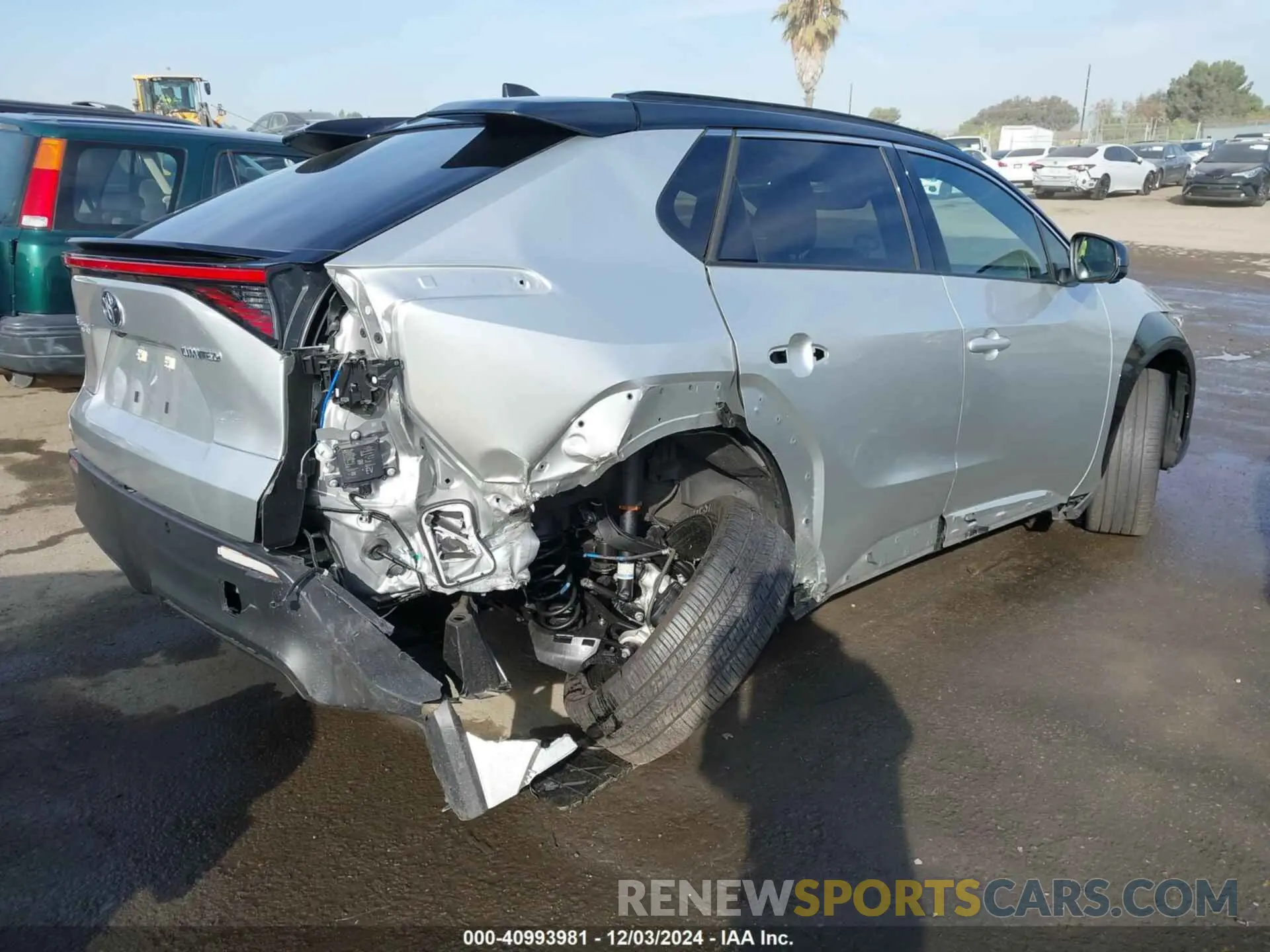 4 fotografías del automóvil dañado JTMAAAAA5PA019730 TOYOTA BZ4X 2023