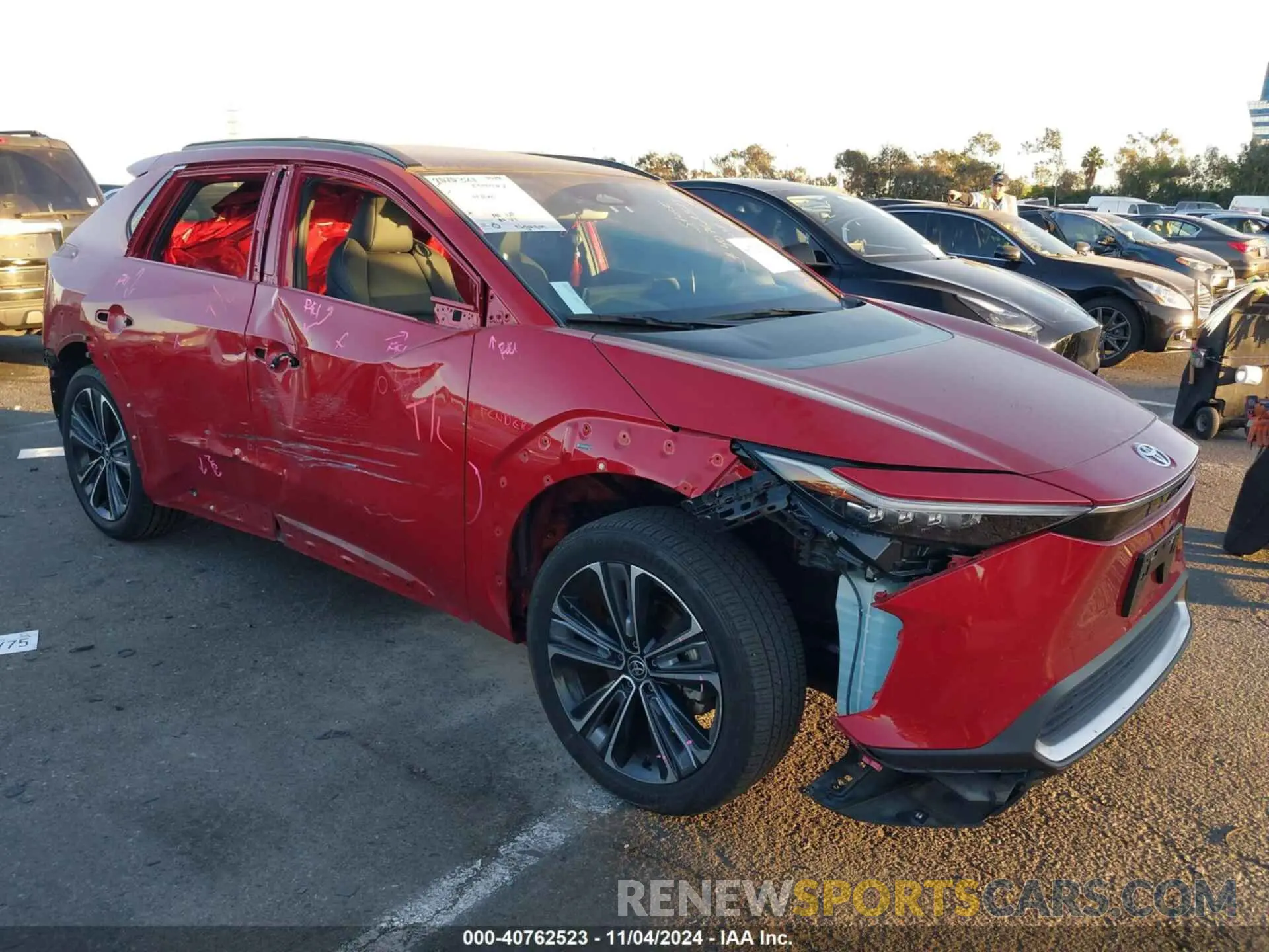 1 fotografías del automóvil dañado JTMAAAAA6PA001897 TOYOTA BZ4X 2023