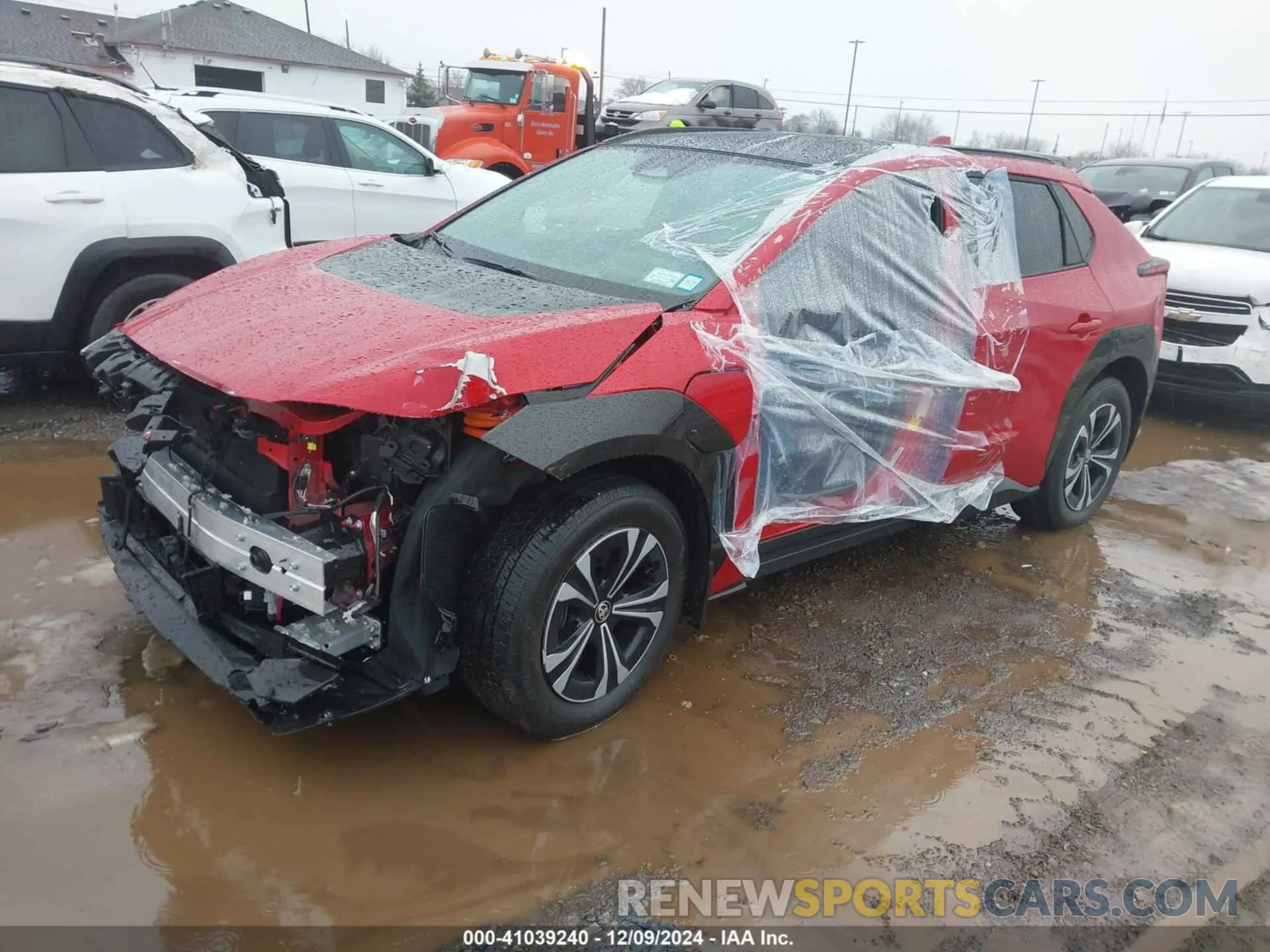 2 fotografías del automóvil dañado JTMABACA1PA016981 TOYOTA BZ4X 2023