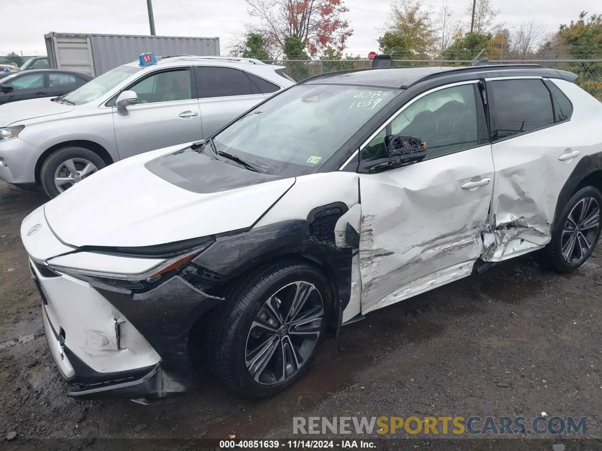 6 fotografías del automóvil dañado JTMABACA3PA006422 TOYOTA BZ4X 2023
