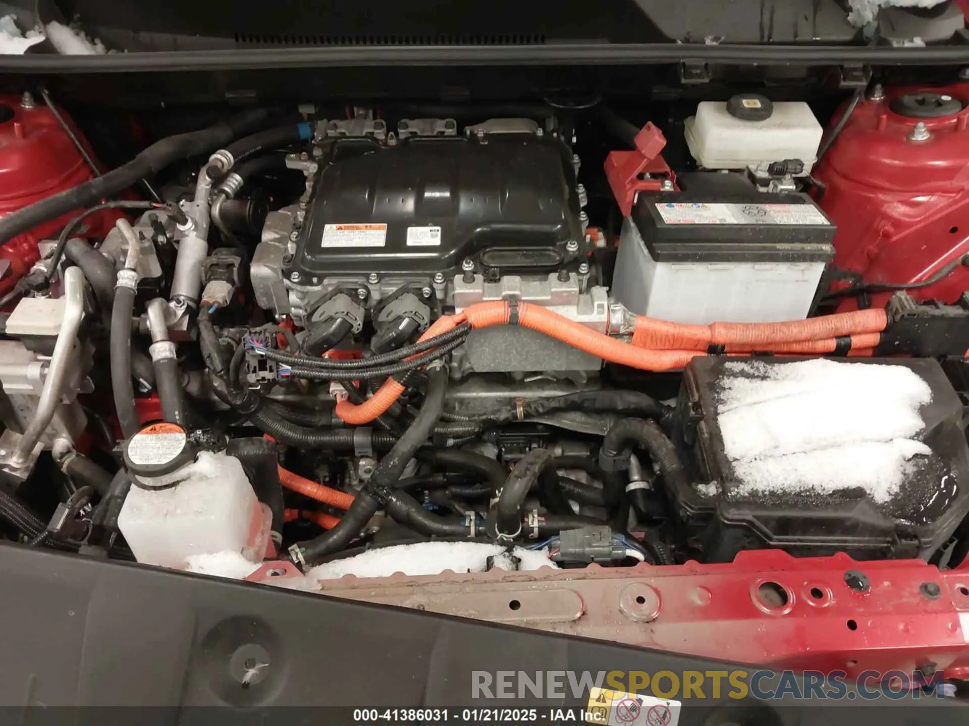 10 fotografías del automóvil dañado JTMABACA5PA035498 TOYOTA BZ4X 2023