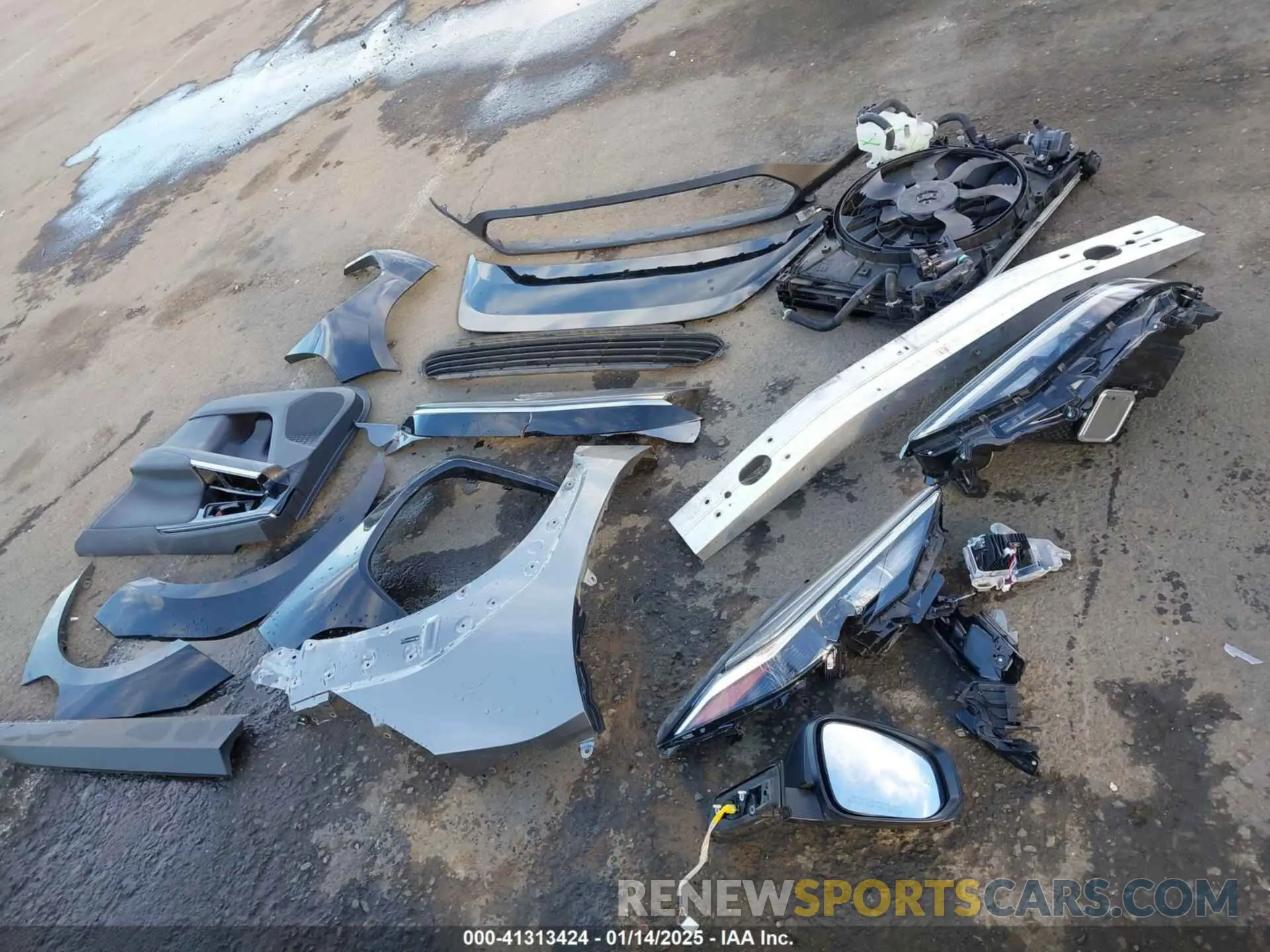12 fotografías del automóvil dañado JTMABACA6PA028978 TOYOTA BZ4X 2023