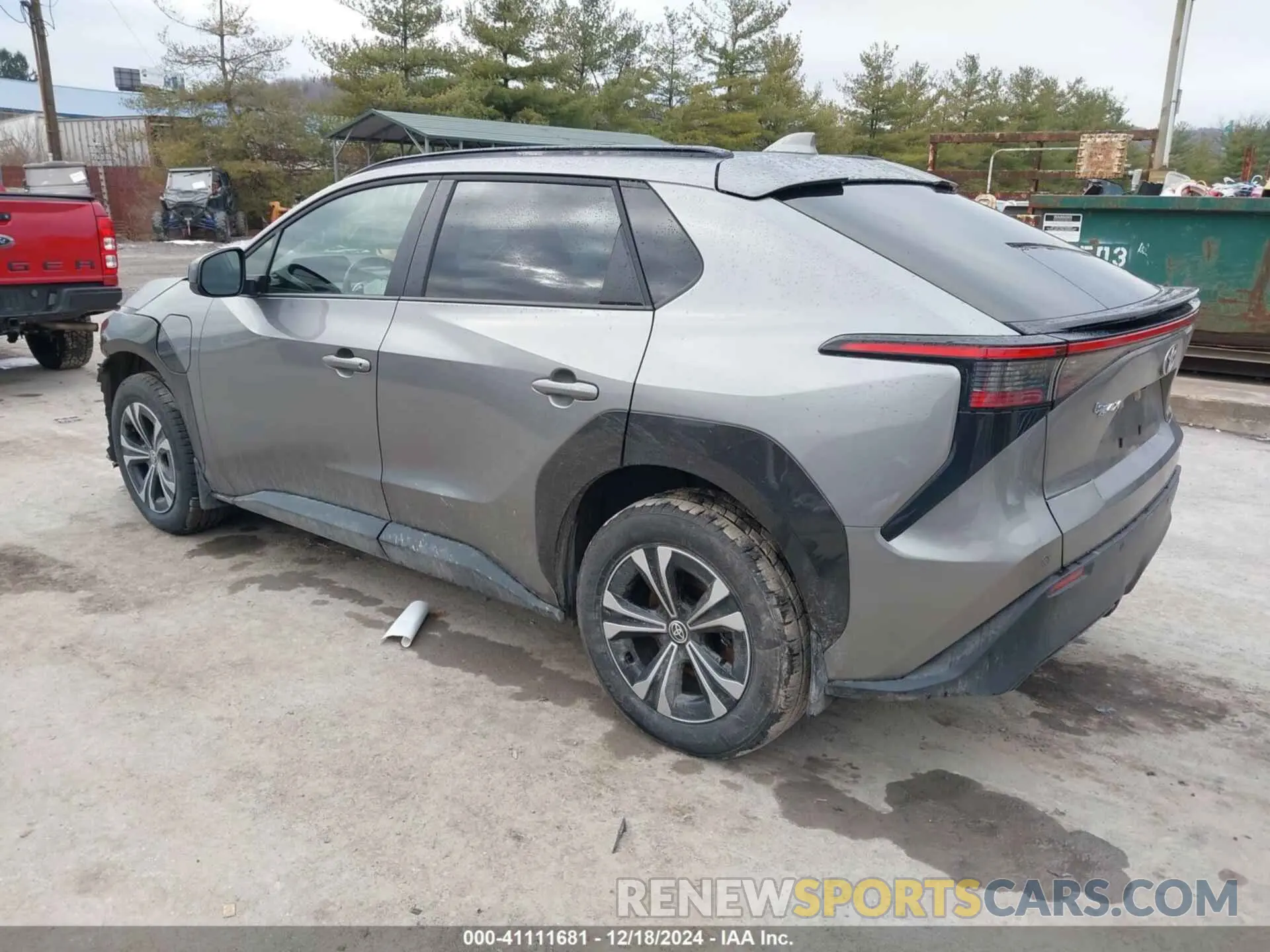 3 fotografías del automóvil dañado JTMABACA8PA016623 TOYOTA BZ4X 2023